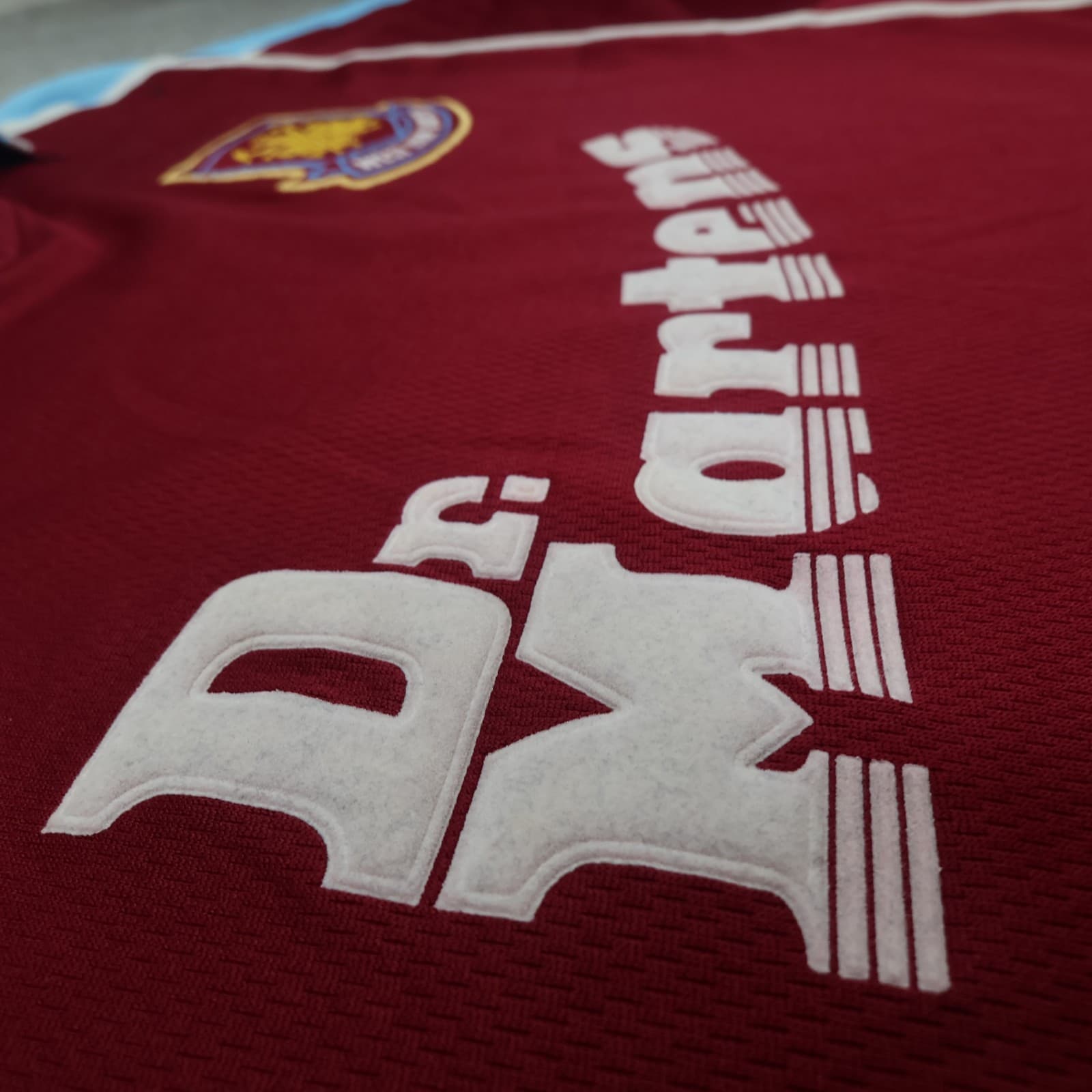 Vintage West Ham Shirt Medium Burgundy 1999 2001 Fila Home Shirt Vintage Jersey photo 9