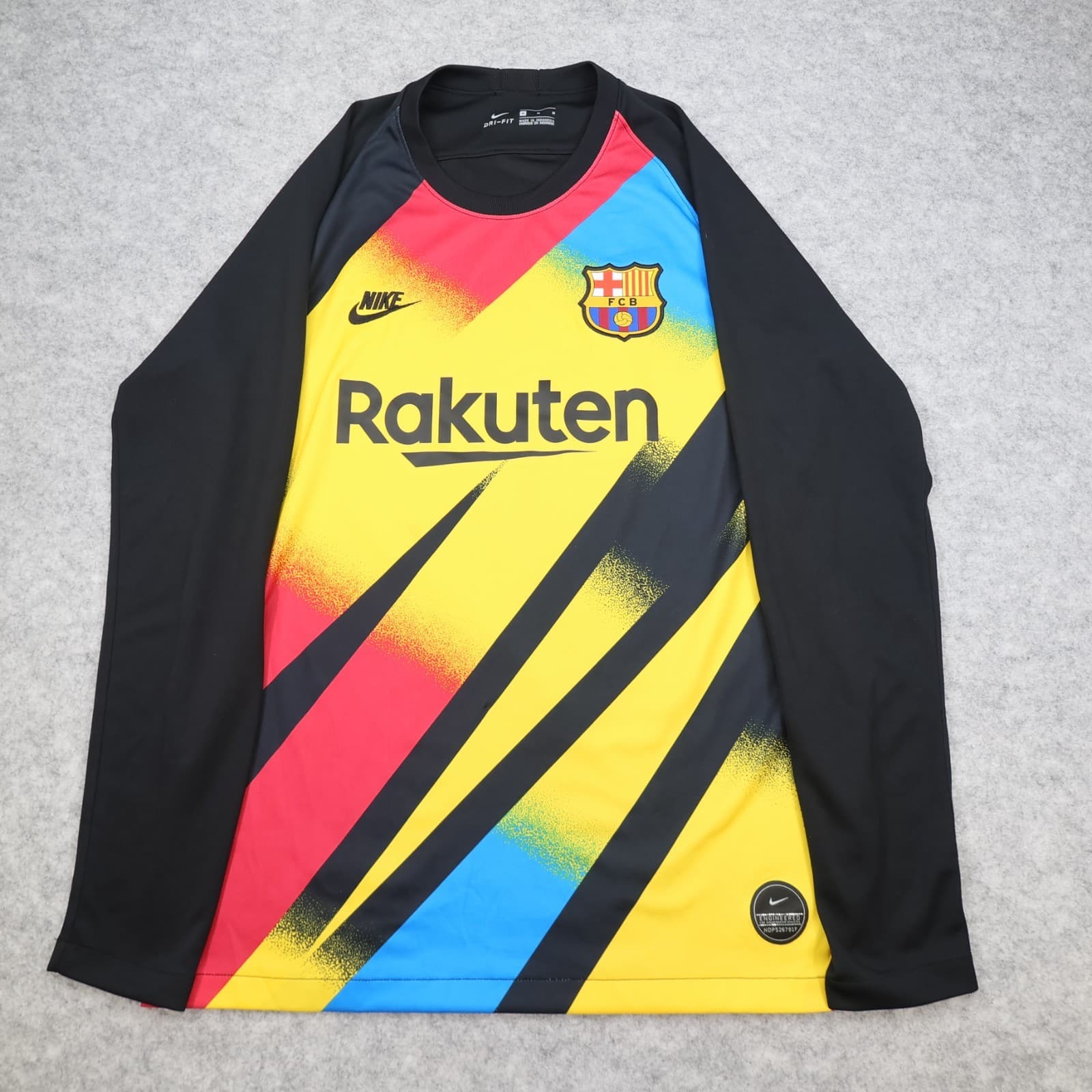 Barcelona Shirt Medium Black Goalkeeper Kit 2019 2020 Nike Soccer Jersey