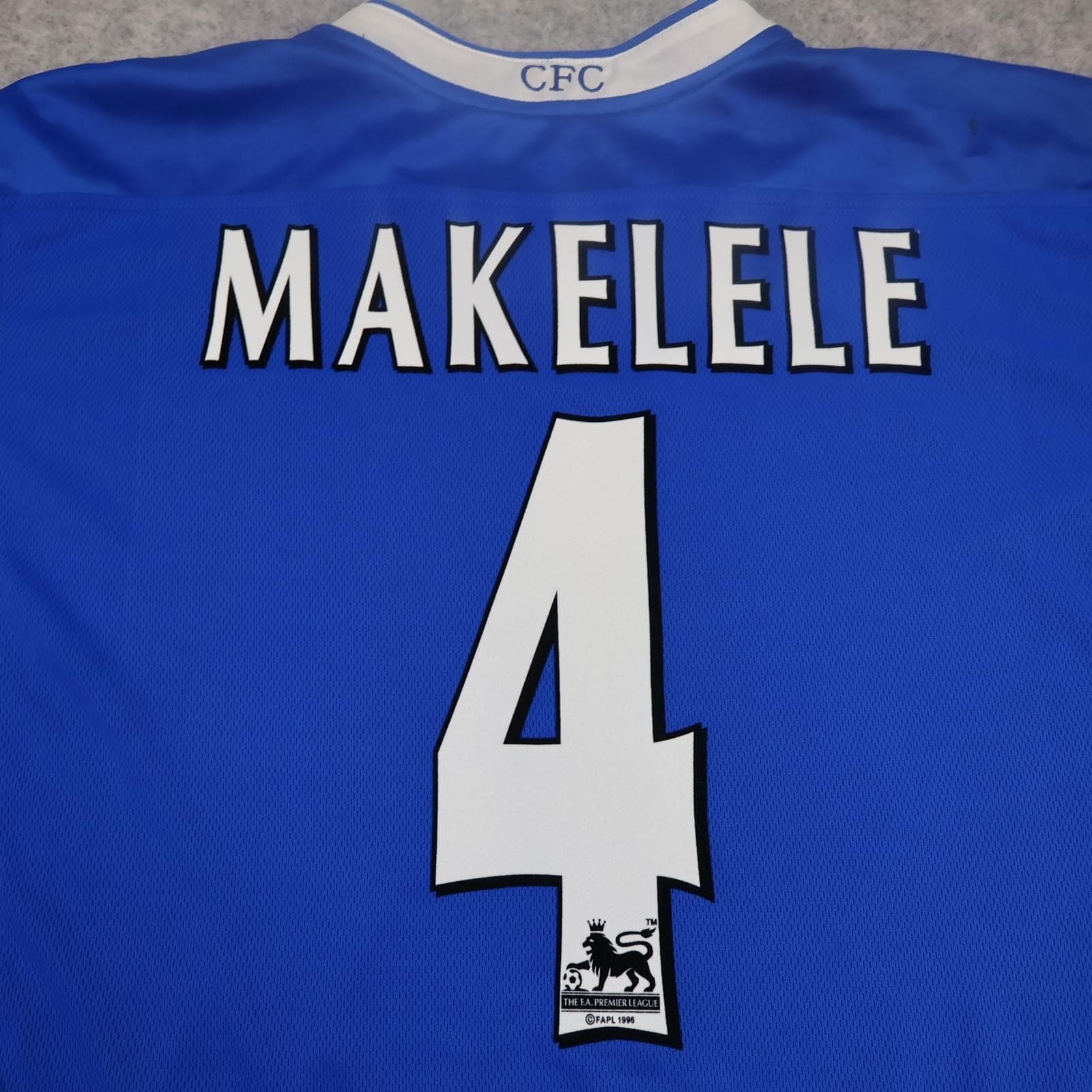 Vintage Chelsea Shirt Mens XL Blue Home 2003 2005 Football Umbro Makelele 4 photo 5