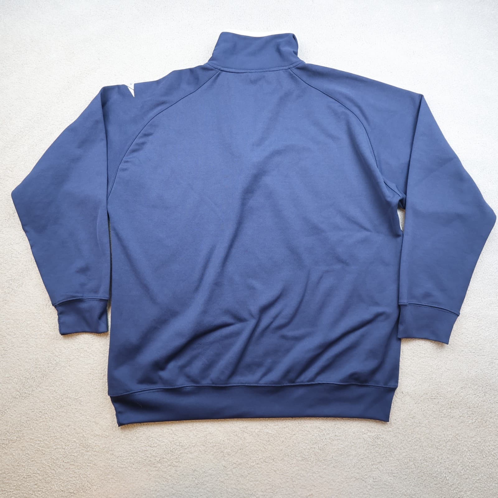 Wrexham Football Jumper Large Navy Pullover Sweatshirt Vandanel Soccer Jersey photo 2