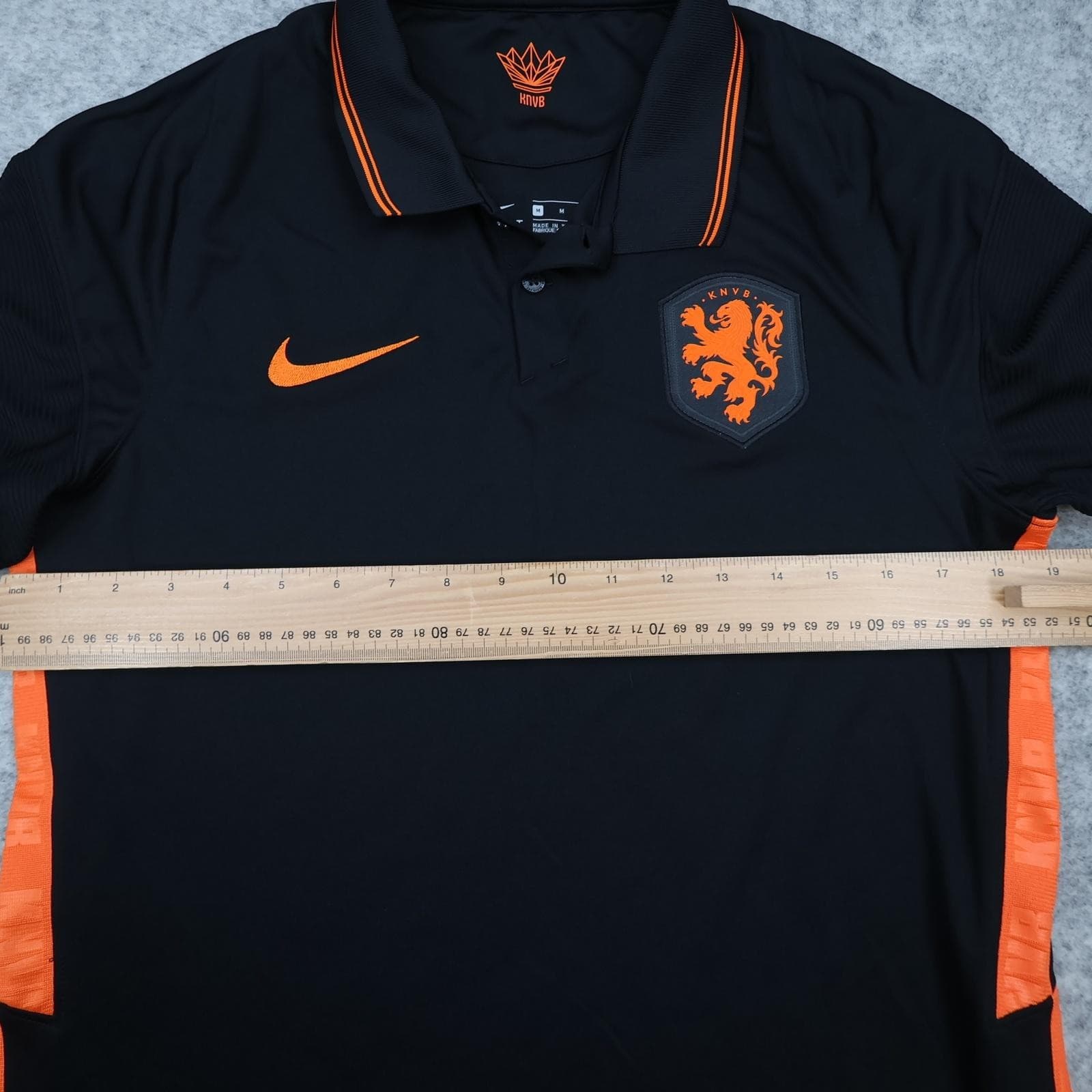 Netherlands Away Shirt Mens Medium Black 2020 2021 Football Nike Dri Fit Jersey photo 11