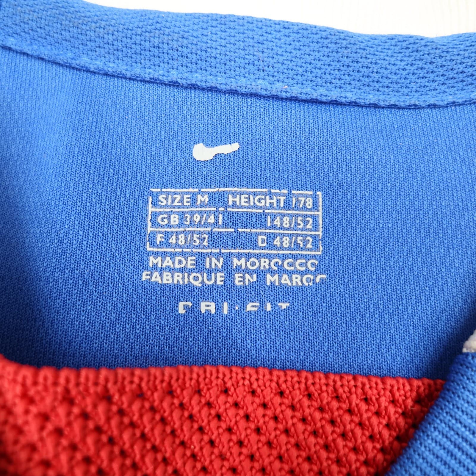 Vintage Rangers Shirt Mens Medium Blue Home 2001 2002 Soccer Nike Ntl Jersey 00s photo 6
