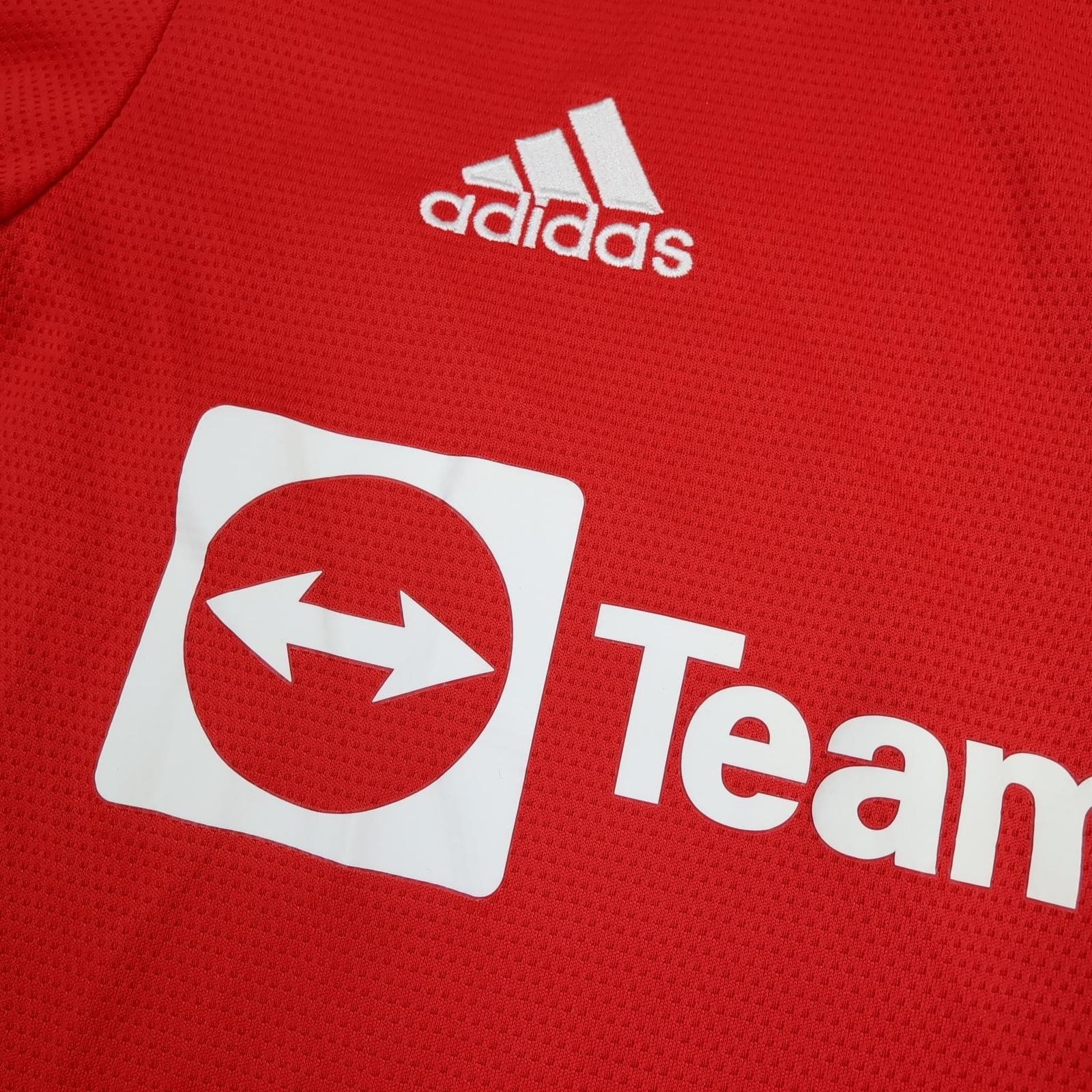 Manchester United Shirt Mens Small Red Home 2021 2022 Football Adidas Jersey photo 4
