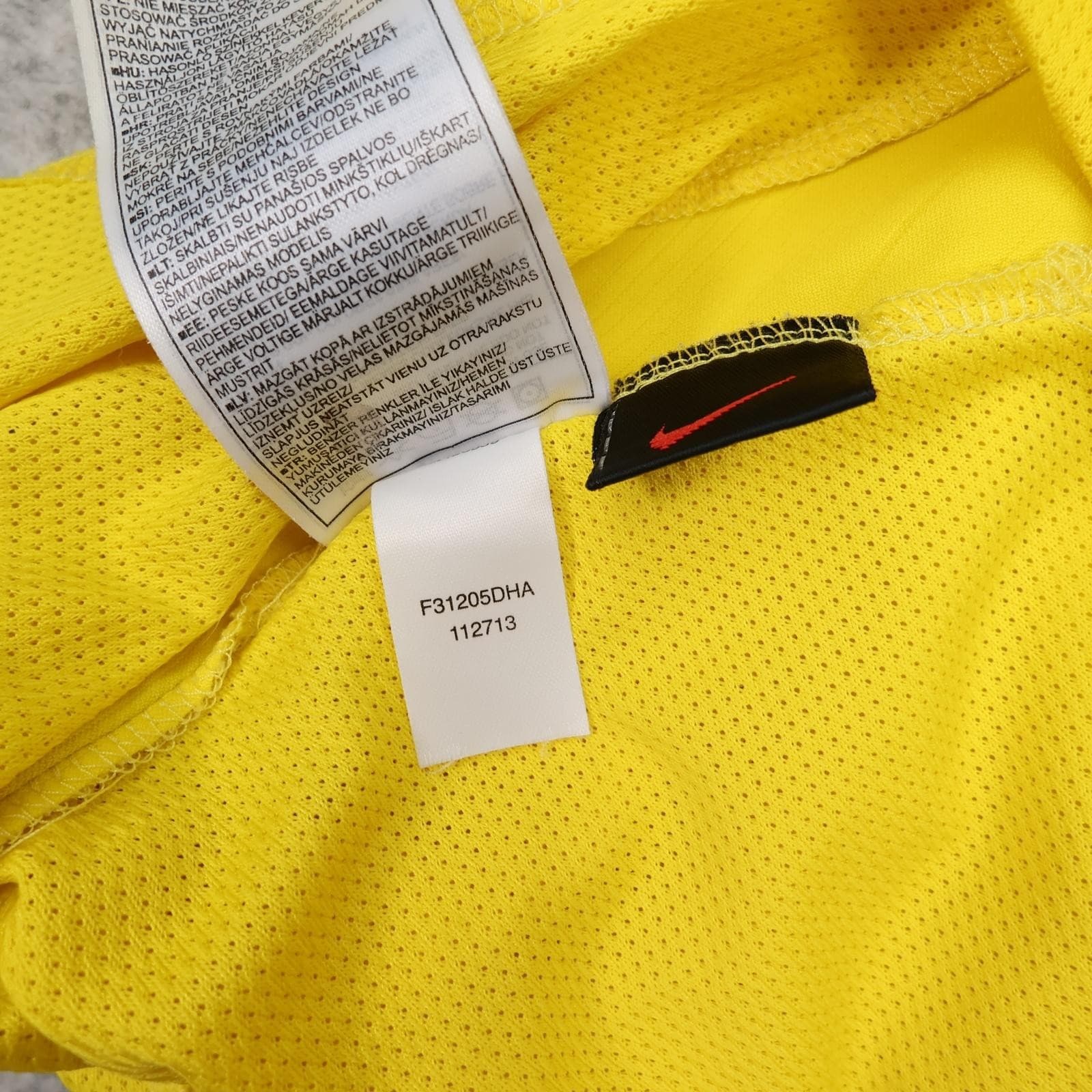 Arsenal Away Shirt XL Long Sleeve Yellow 2002 2004 Nike Henry 14 Soccer Jersey photo 16
