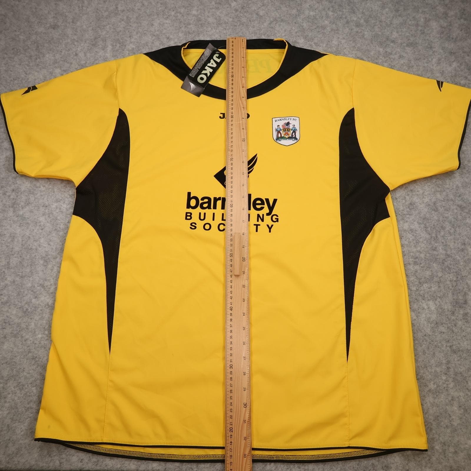 Barnsley Shirt Mens 3XL Yellow Away EFL Football JAKO 2006 2007 Soccer Jersey photo 10