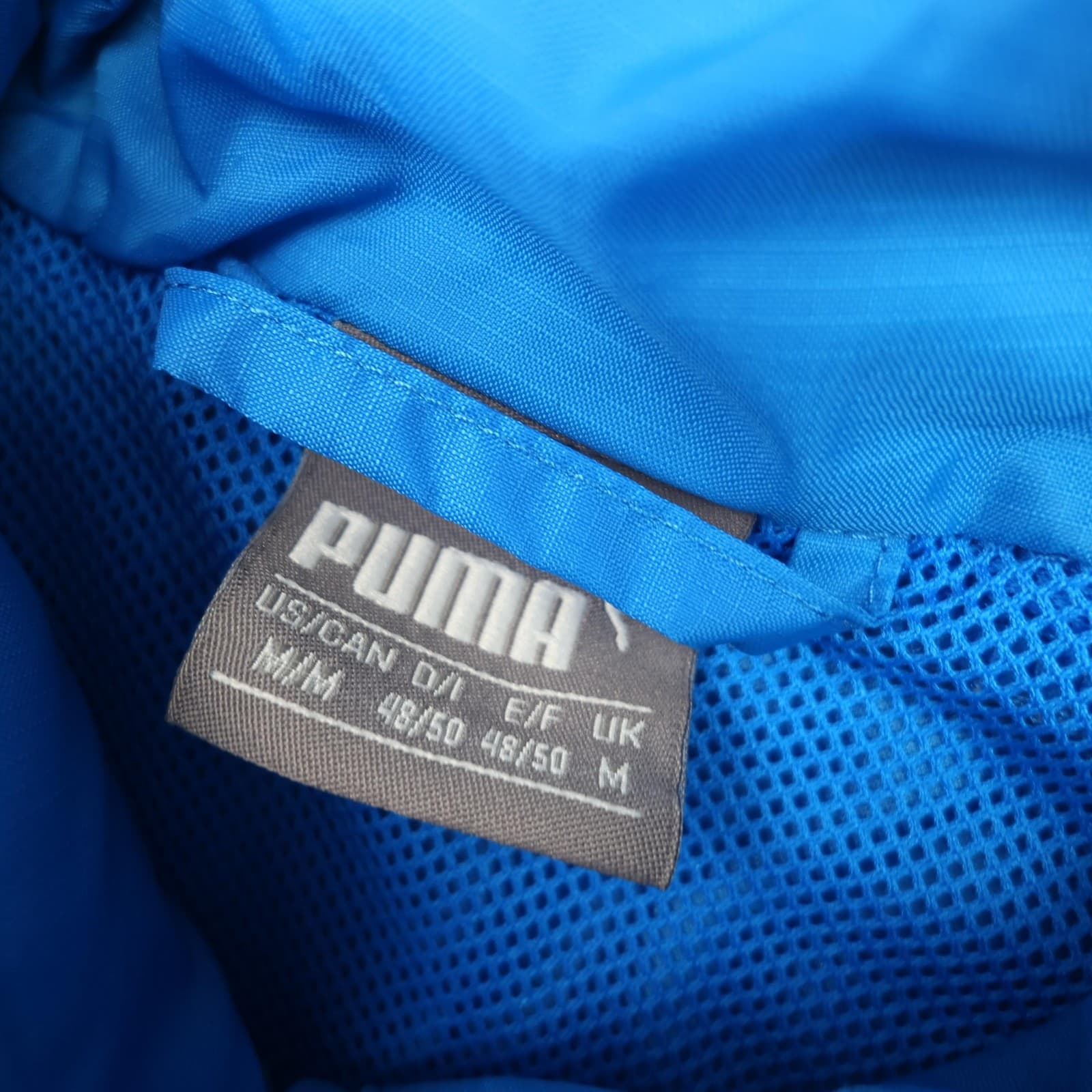 Crystal Palace Jacket Mens Medium Blue EPL 2018 2019 Puma Full Zip Lightweight photo 5