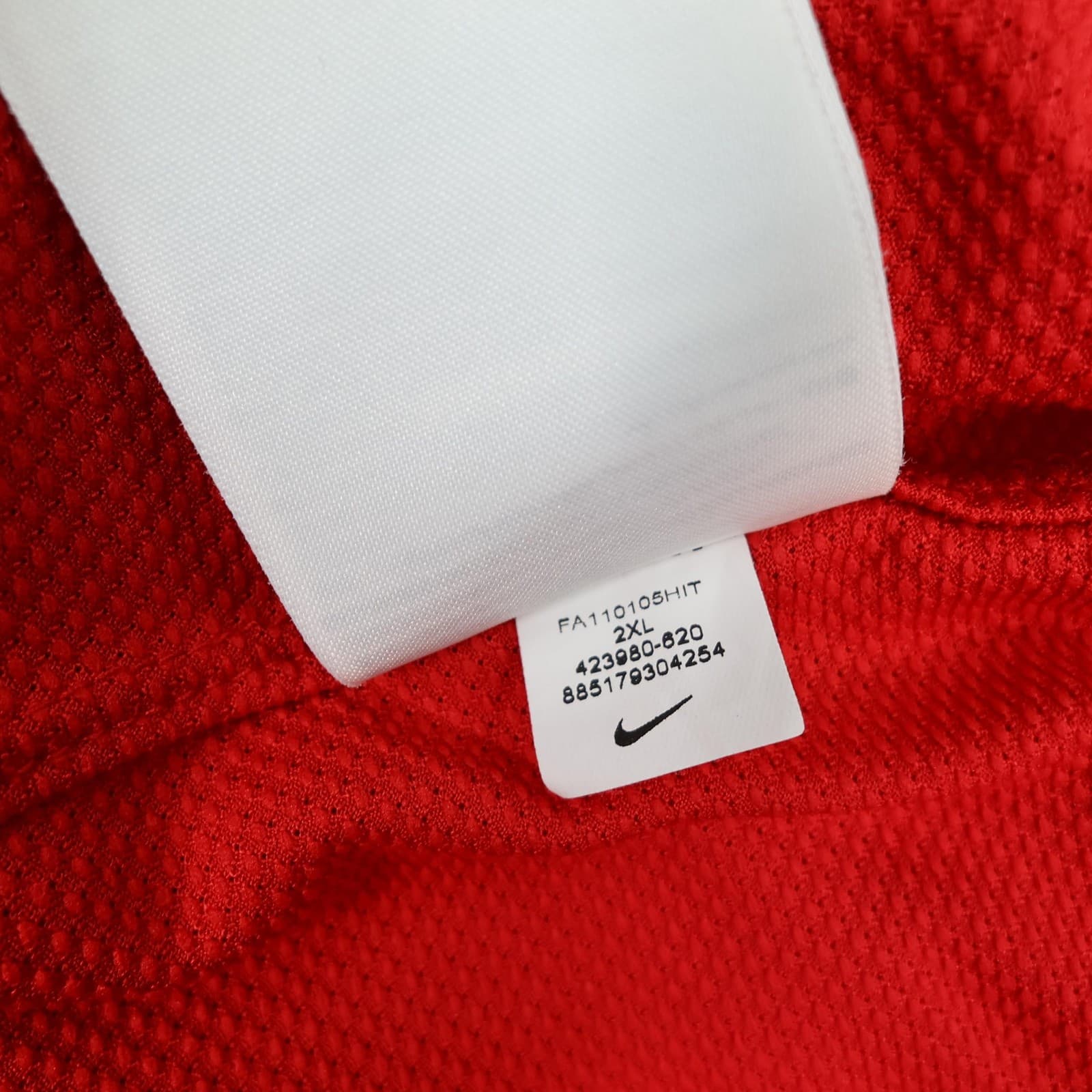 Arsenal Shirt Mens 2XL Red Home 2011 2012 Football Nike Henry 12 Soccer Jersey photo 16