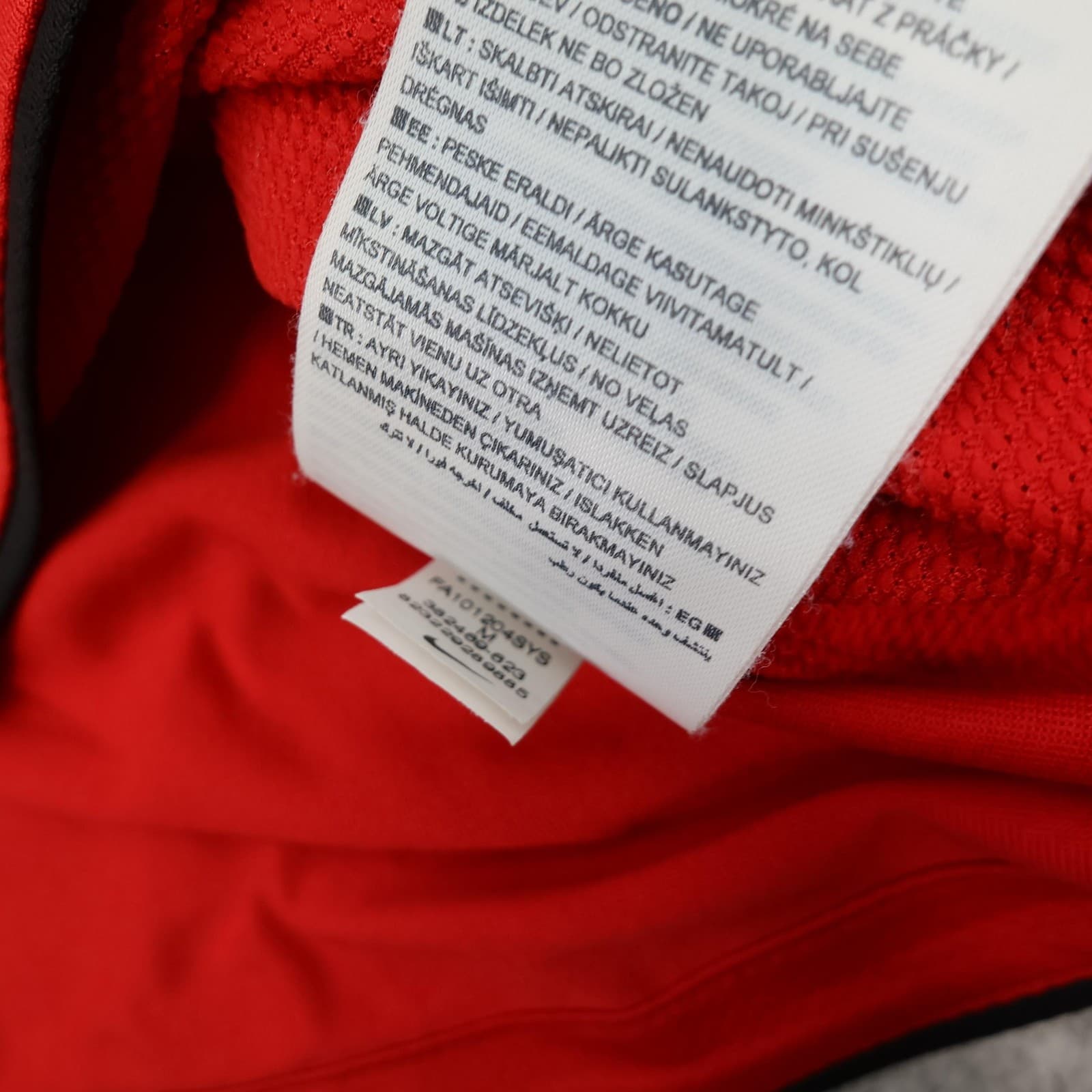 Manchester United Shirt Mens Medium Red Home EPL 2010 2011 Nike AON JS Park 13 photo 13
