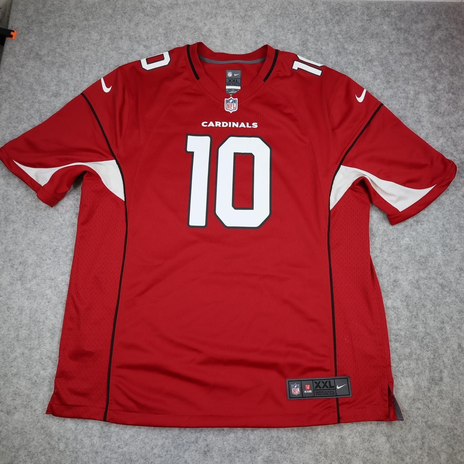 Arizona Cardinals Shirt Mens 2XL Red NFL American Football Nike Hopkins 10 photo 2