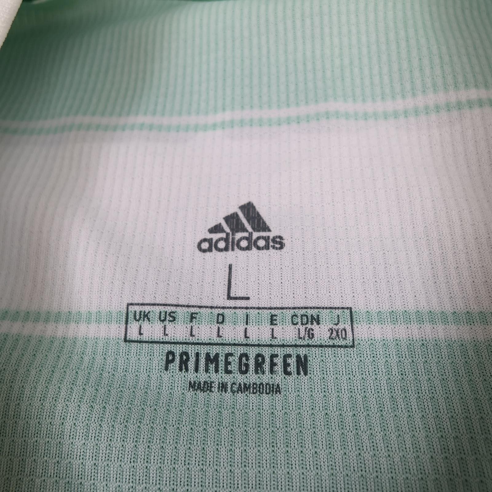 Celtic Shirt Mens Large Green White Home 2021 2022 SPFL Football Adidas Dafabet photo 7