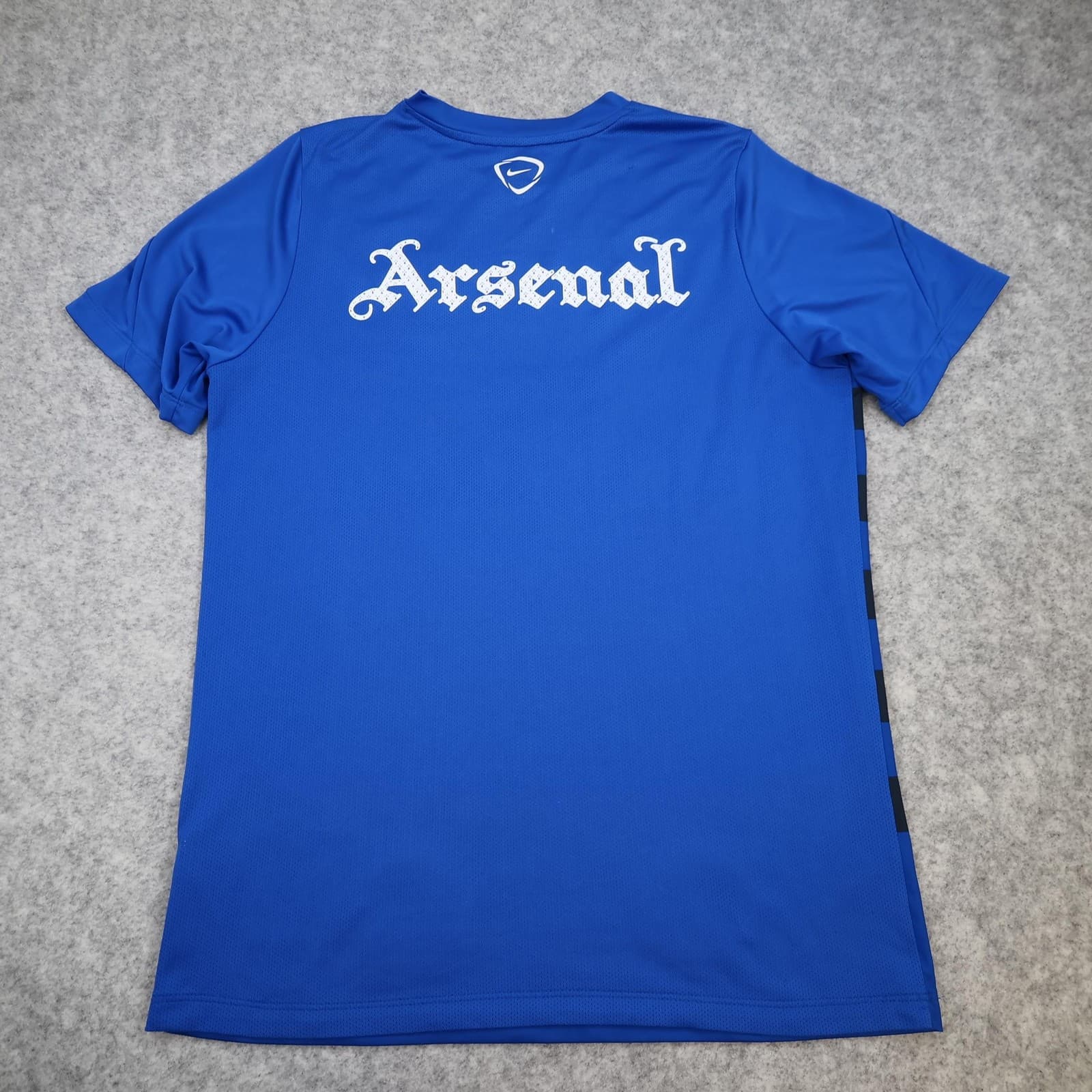 Arsenal Training Shirt Mens Large Blue Football Nike Dri-FIT 2013 2014 Jersey photo 2