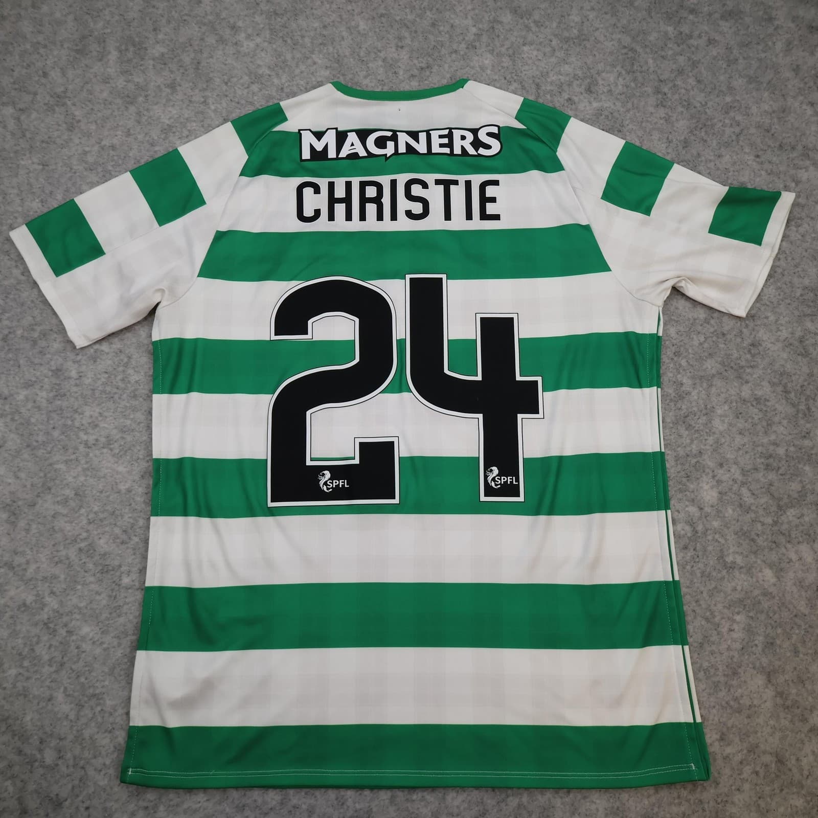 Celtic Shirt Mens Small Green Home 2017 2018 New Balance Jersey Christie 24