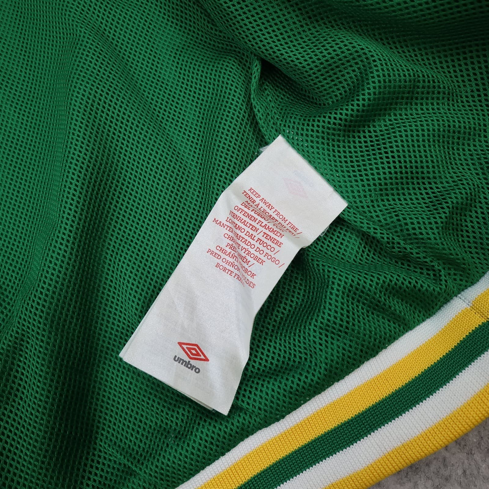 New York Cosmos Jacket Mens Large Green 2011 2012 Umbro Woven Anthem photo 8