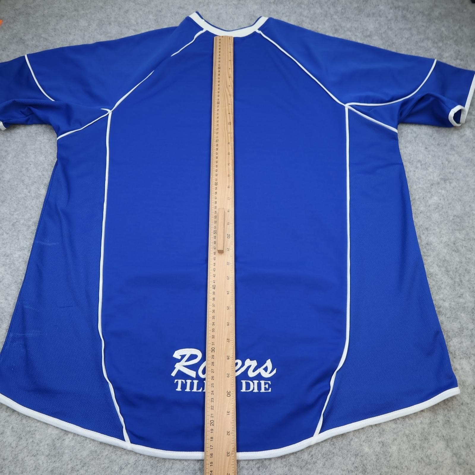 Doncaster Rovers Shirt Mens 3XL Blue Home 2003 2004 Soccer Carlotti Jersey photo 15