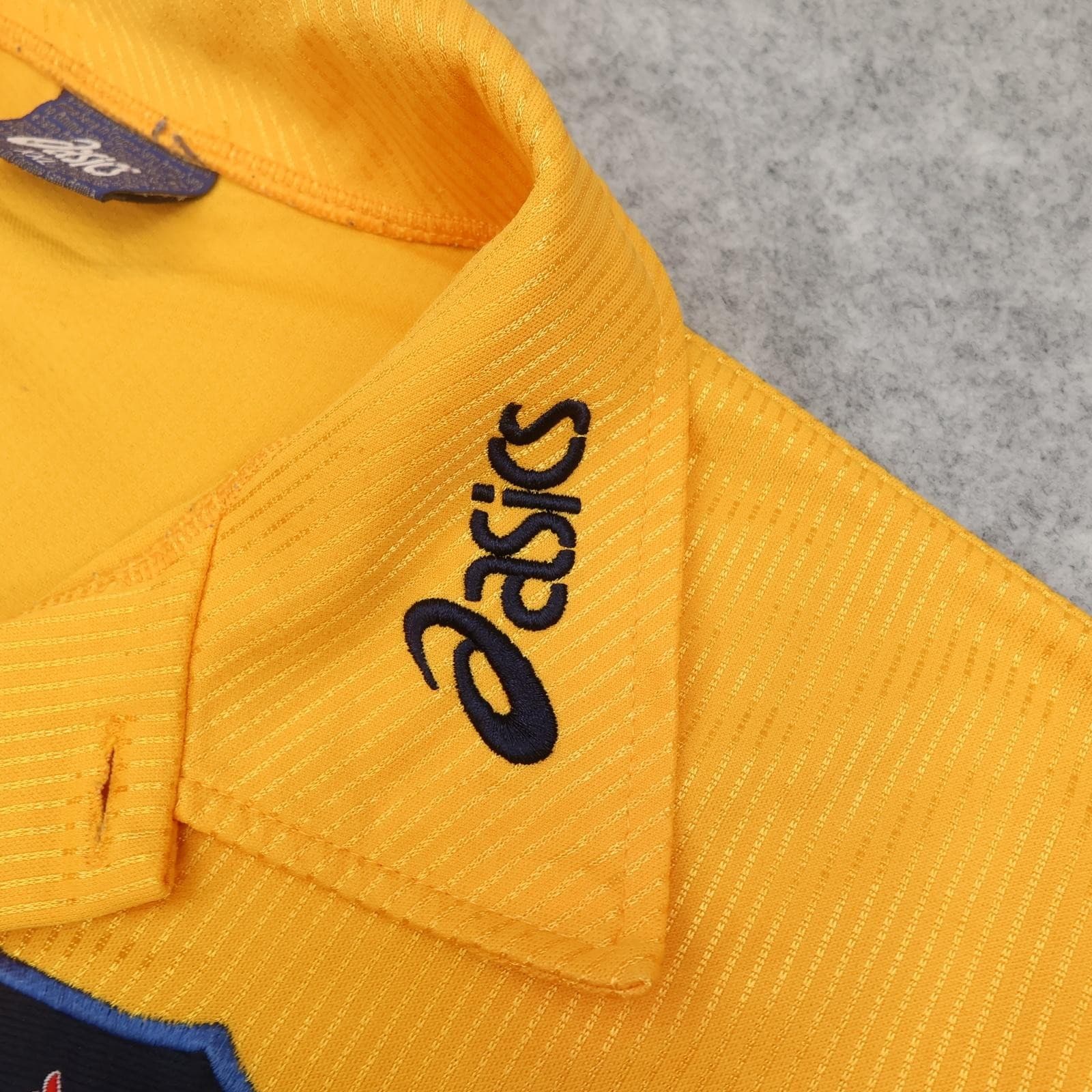 Vintage Millwall Away Shirt Mens 2XL Yellow Asics LIVETV Wembley 1998 1999 photo 6