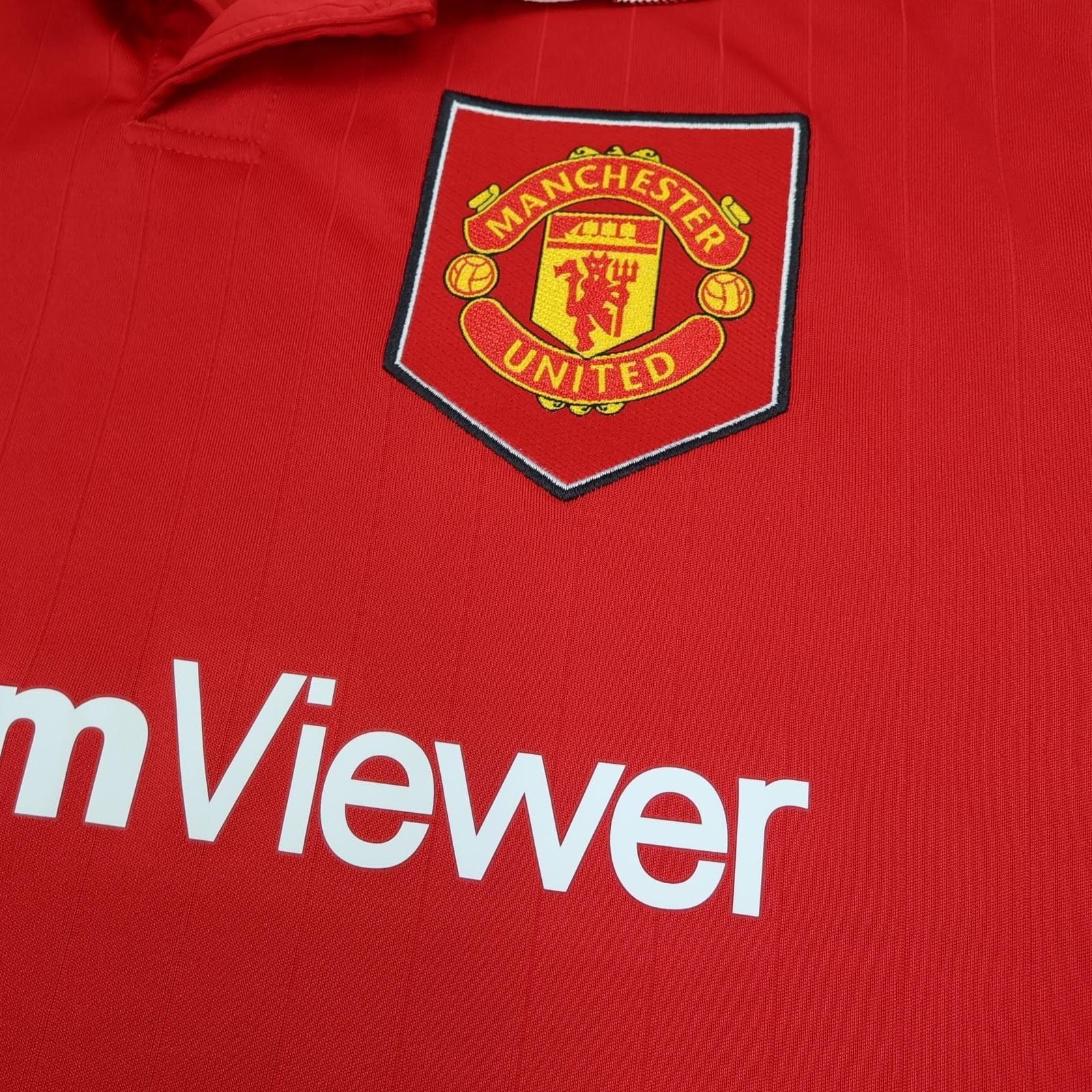 Manchester United Shirt Mens Medium Red Home EPL Adidas 2022 2023 Jersey photo 4