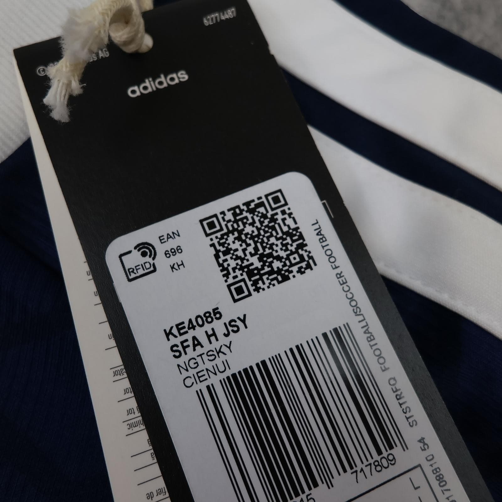 Scotland Home Shirt Mens Large Blue 2026 Adidas World Cup Soccer Jersey photo 5