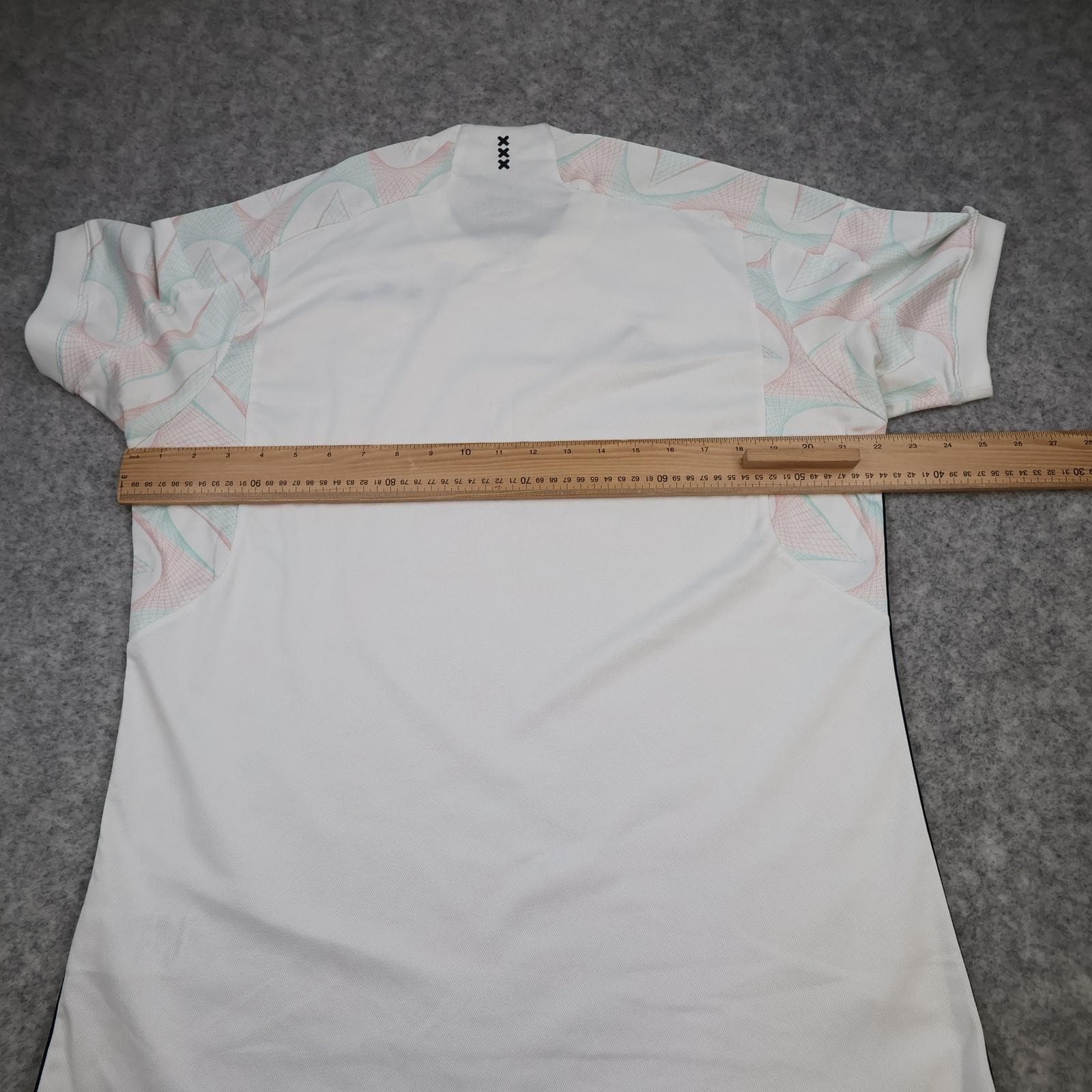 Ajax Shirt Mens Large White Away 2023 2024 Football Adidas Ziggo Soccer Jersey photo 9
