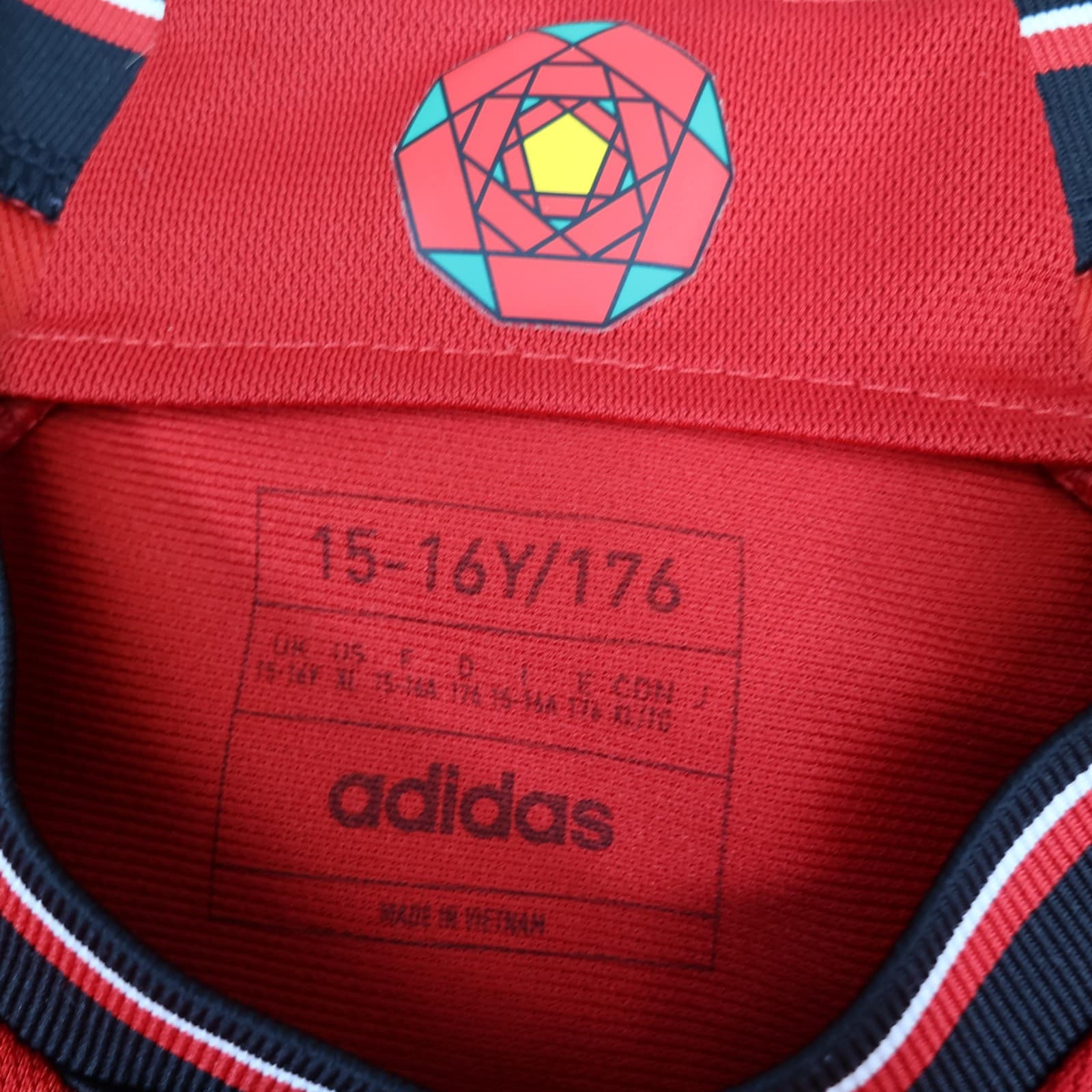 Manchester United Shirt Youth 15-16 Years Red Home 2023 2024 Football Adidas photo 4