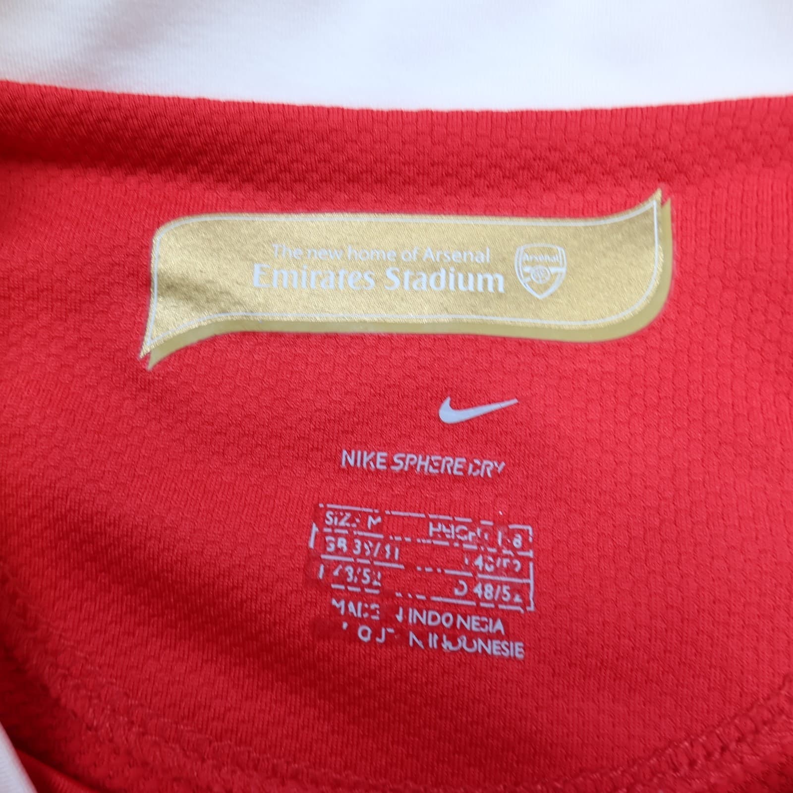 Arsenal Shirt Medium Red Home Kit 2006 2008 Nike Soccer Jersey Cesc Fabregas photo 7