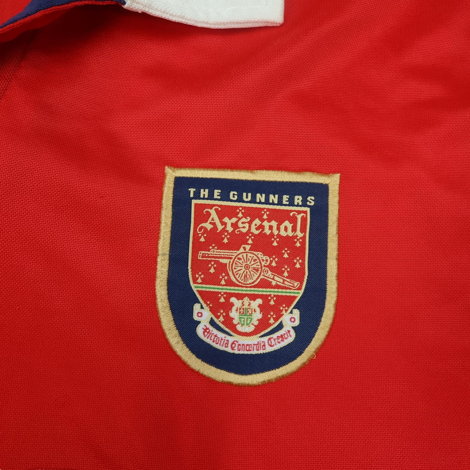 Vintage Arsenal Shirt Mens Large Home 1998 1999 Nike JVC Bergkamp 10 Jersey photo 9