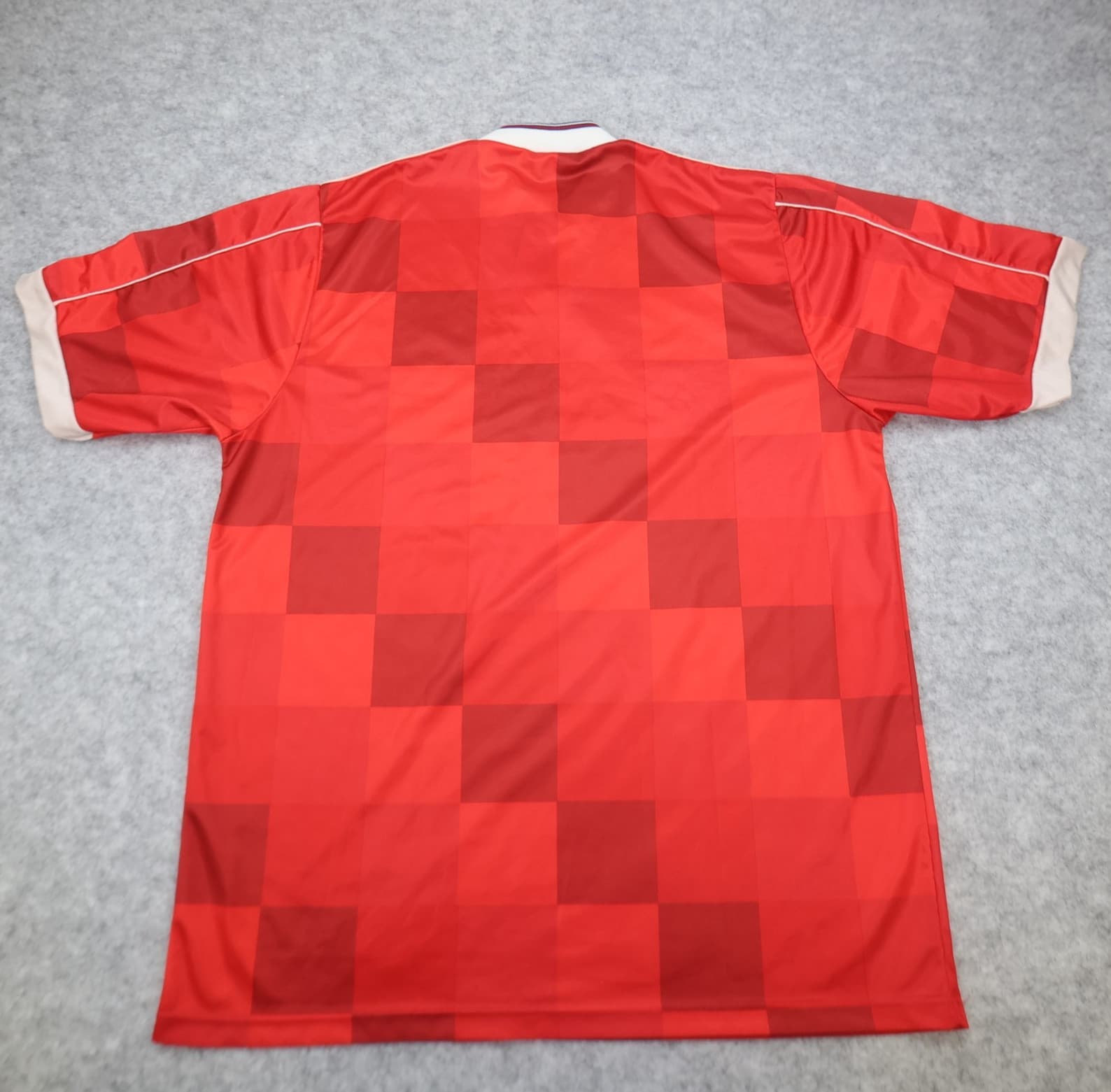 Vintage Aberdeen Football Shirt Large Home Kit 1987 1990 Umbro Jersey Rare 42" photo 2