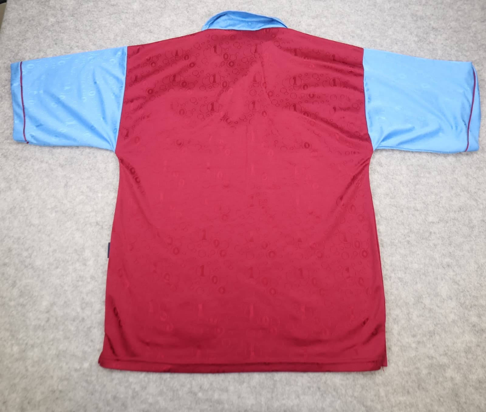 Vintage West Ham Shirt Medium Blue 1995 1997 Pony Home Shirt Soccer Jersey photo 2