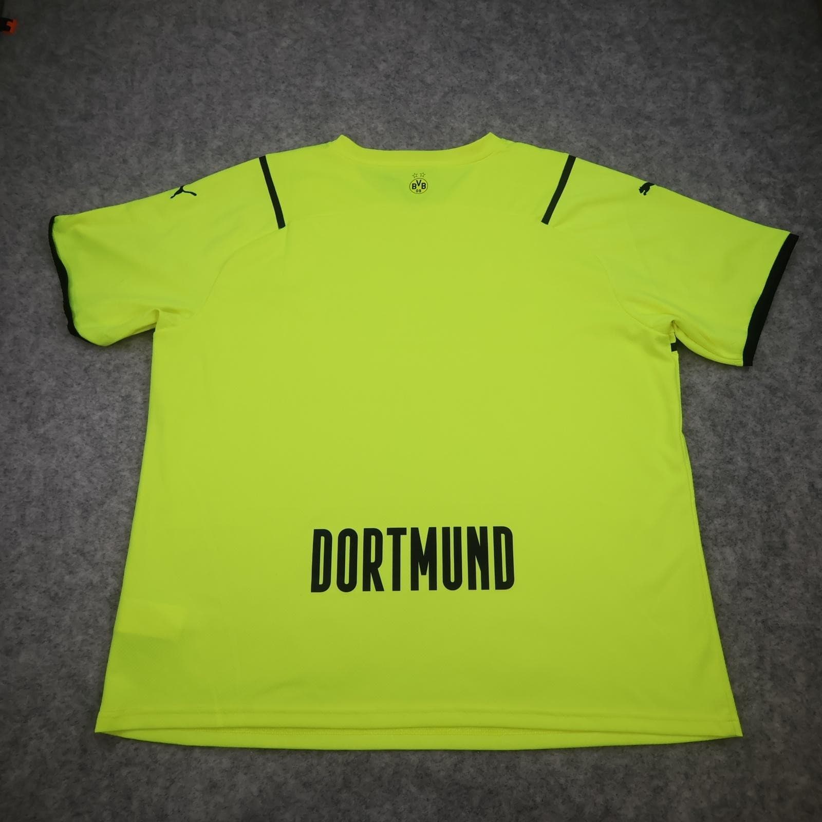 Borussia Dortmund Shirt Mens 2XL Yellow 3rd Kit 2021 2022 Football Puma Evonik photo 2