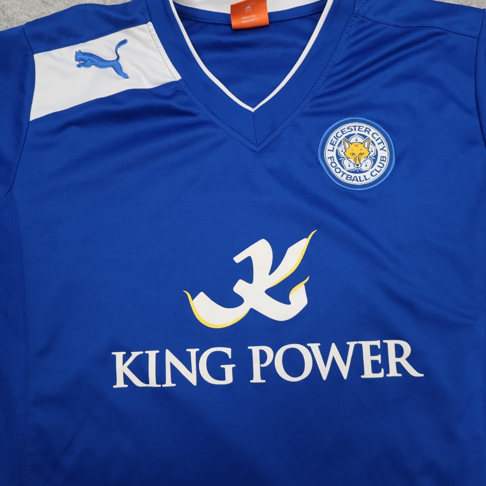 Leicester City Shirt Large Blue Home kit 2012 2013 Puma Soccer Jersey Football photo 3