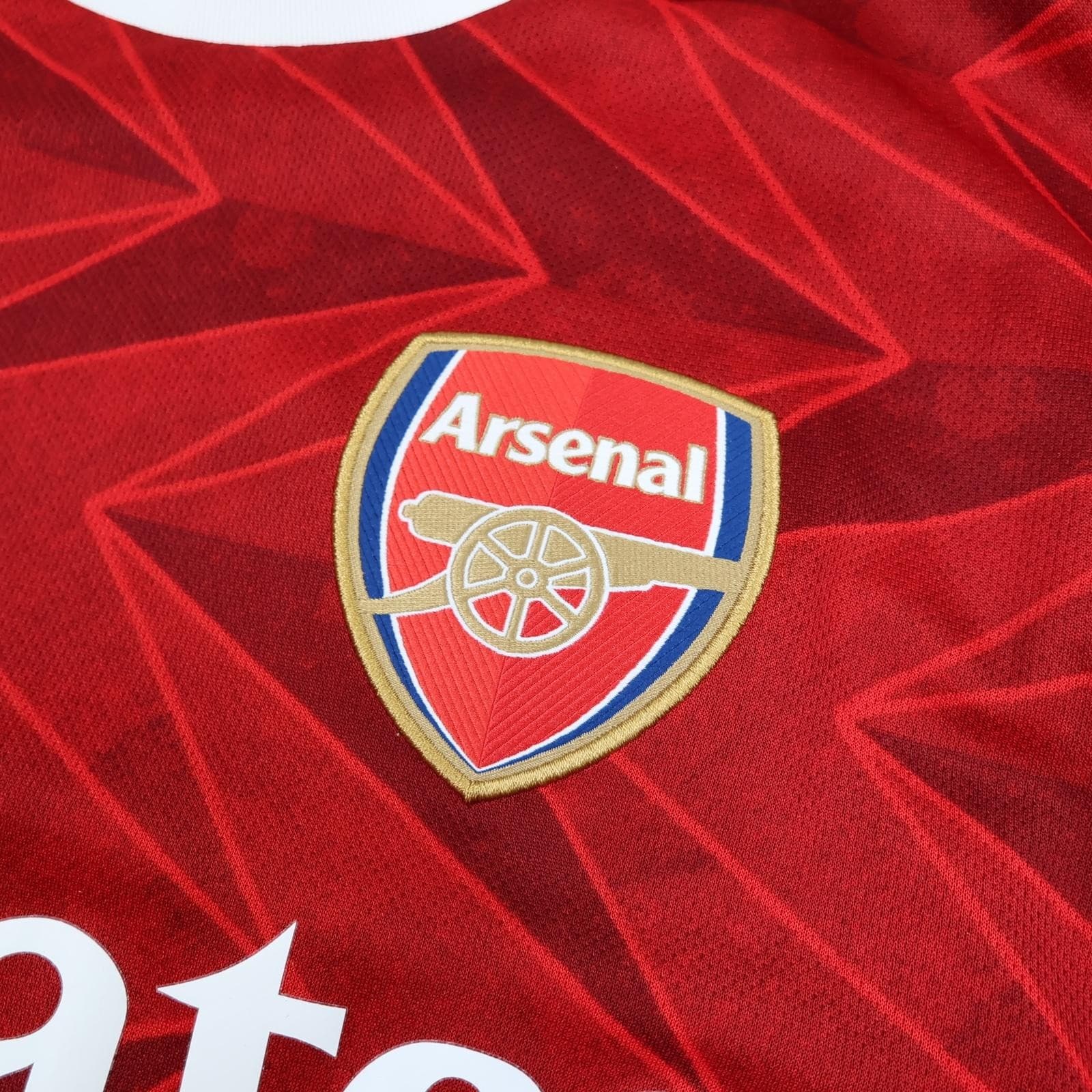 Arsenal Shirt Kids 15-16 Red Home Long Sleeve 2020 2021 Adidas Soccer Jersey photo 6