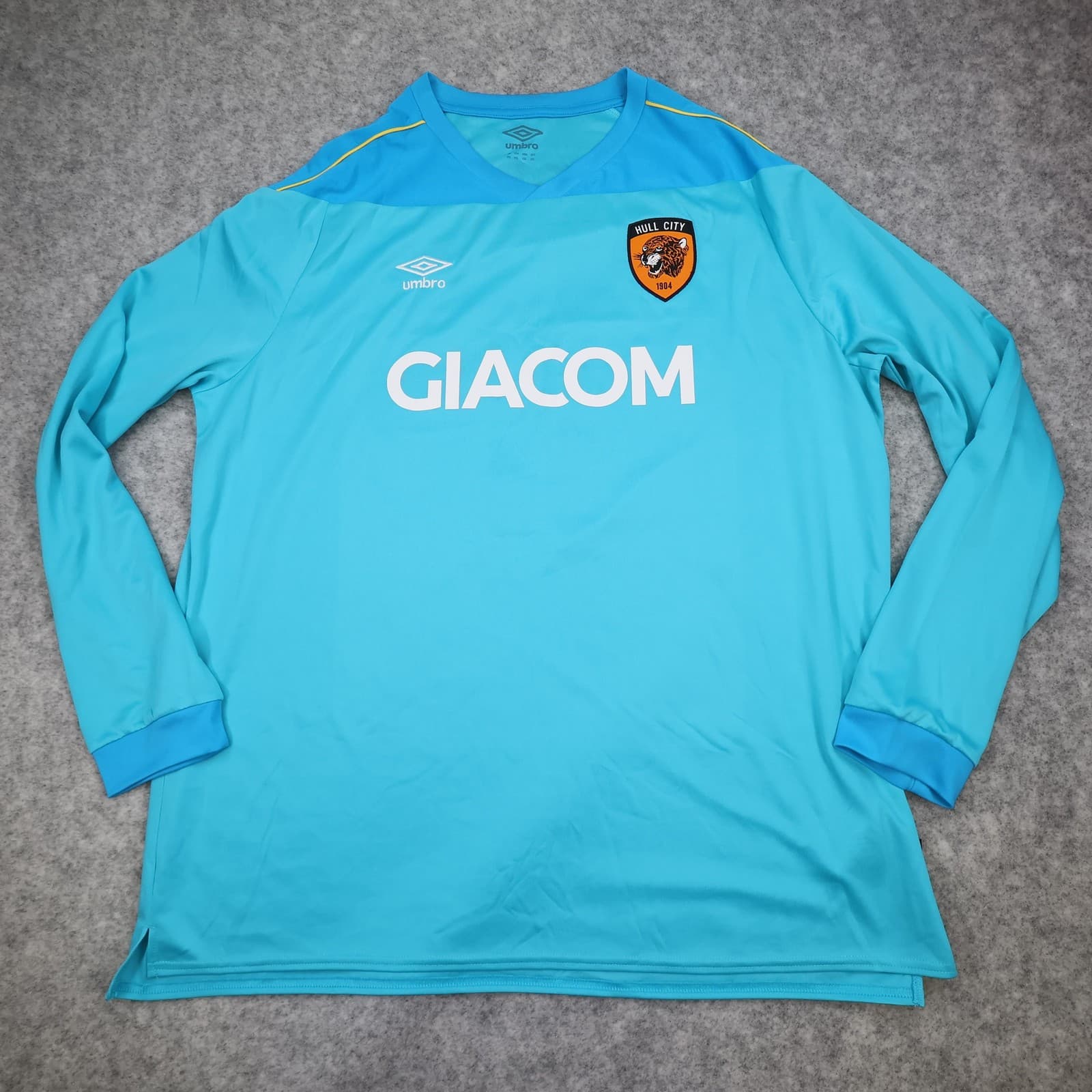 Hull City Goalkeeper Shirt Mens 3XL Blue Football Umbro Giacom Ingram 13 Jersey photo 2