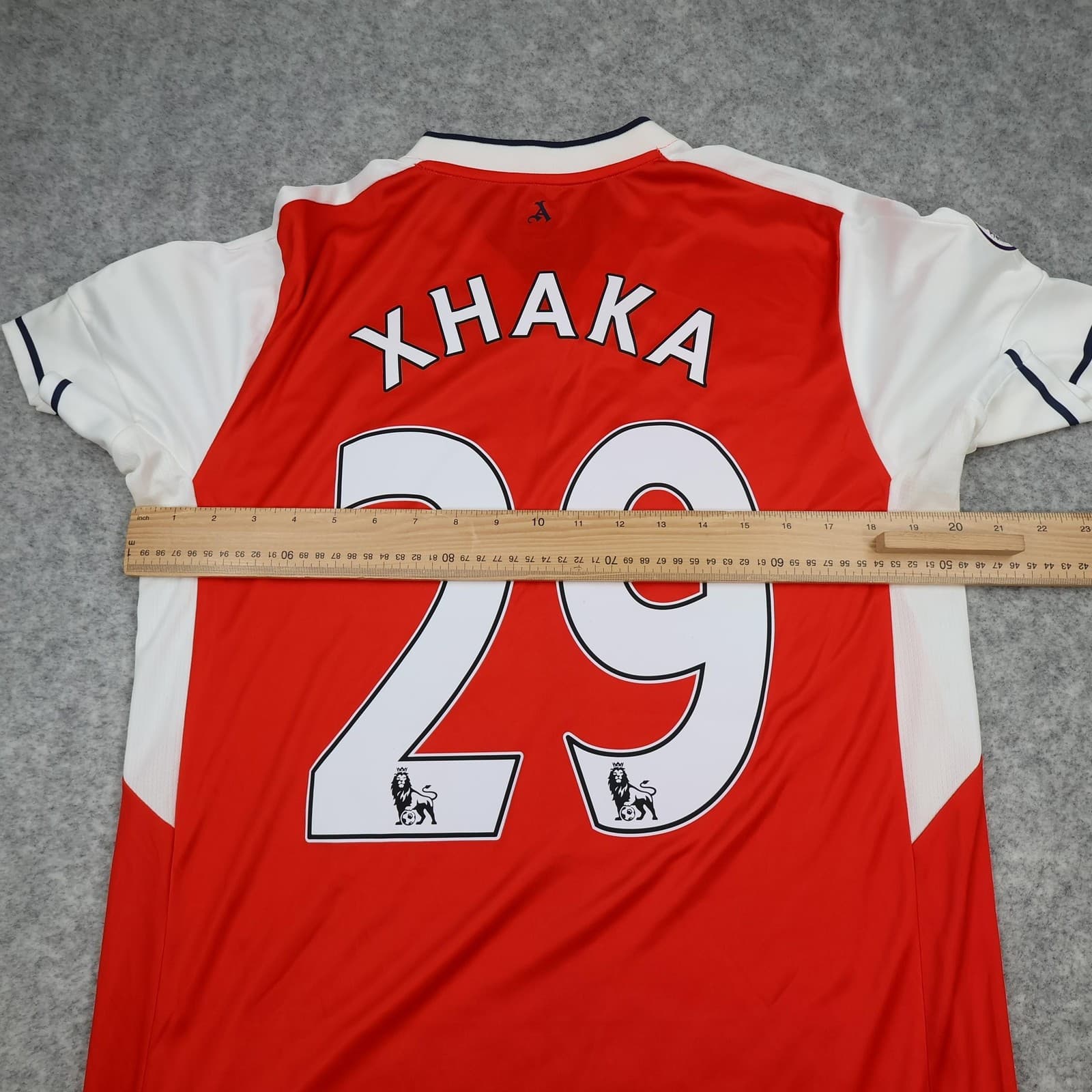 Arsenal Shirt Mens Medium Red Home 2016 2017 Football Puma Xhaka 29 Jersey photo 11