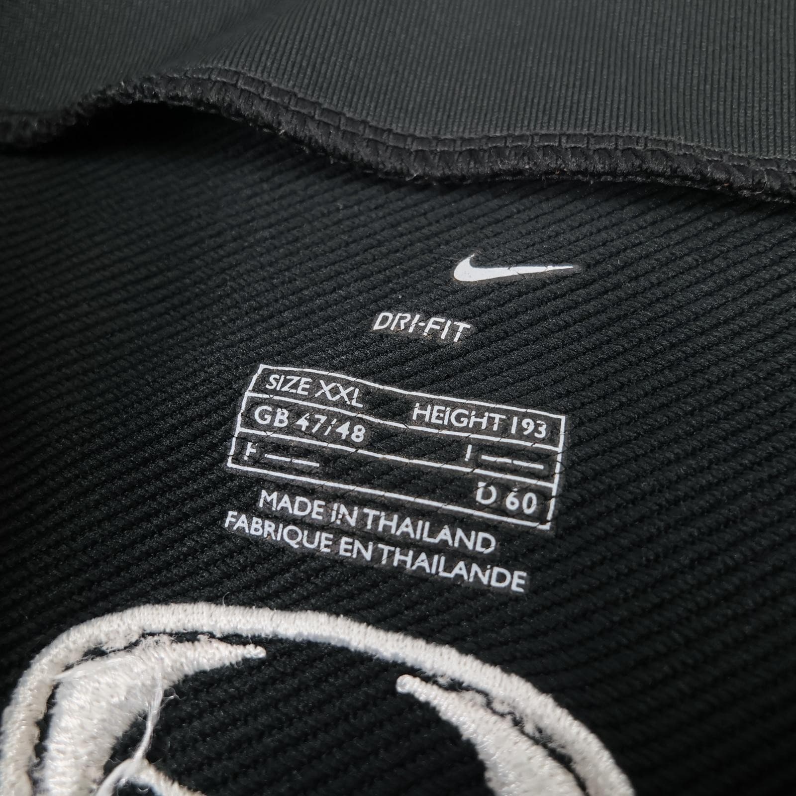 Manchester United Training Top Mens XXL Black Football Nike Dri Fit Long Sleeve photo 4