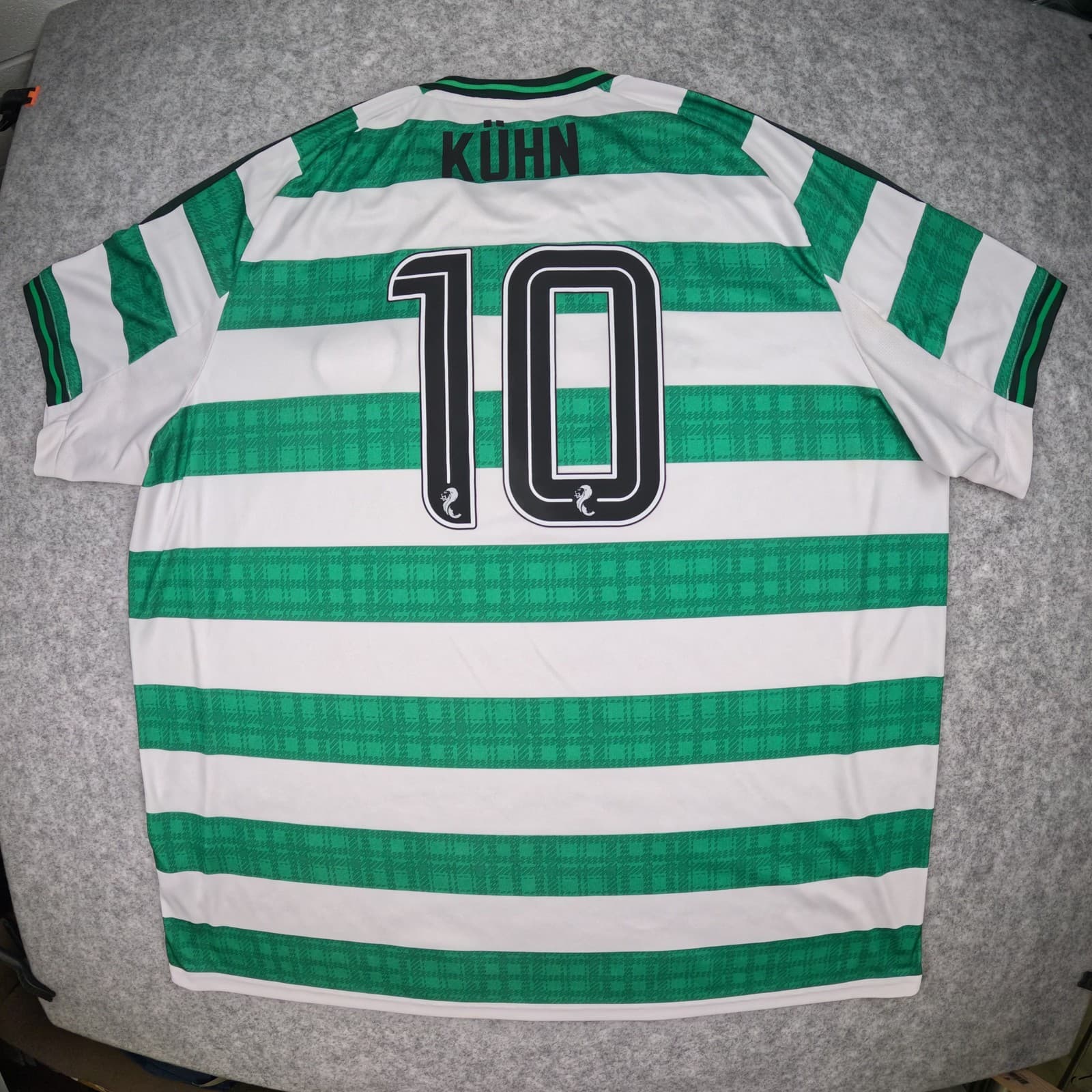 Celtic Football Shirt 3XL Green Home adidas 2025 2026 Kühn 10 Soccer Jersey