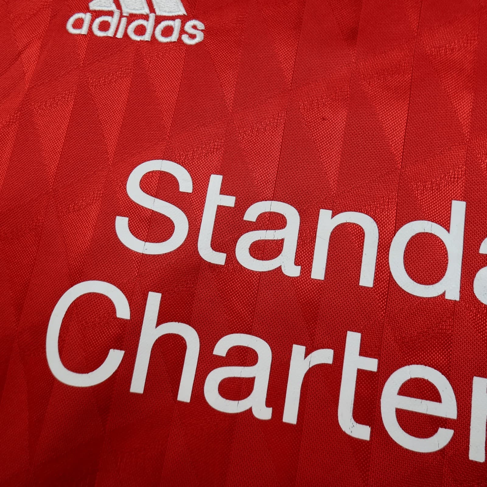 Liverpool Shirt Large Red Home Kit 2010 2011 2012 Adidas Soccer Jersey Suarez 7 photo 4