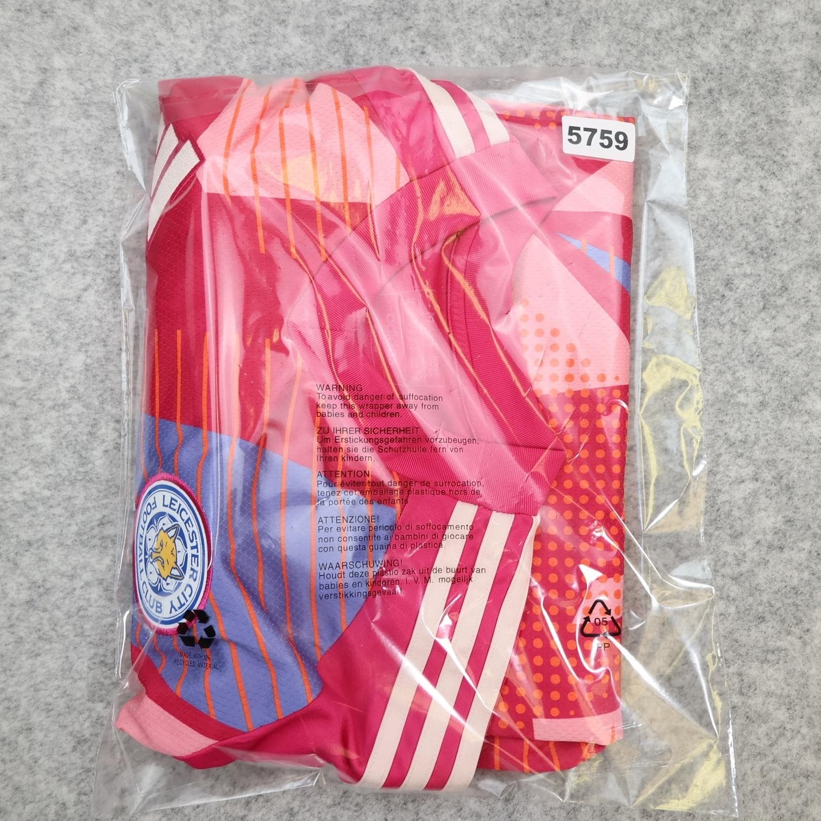 Leicester City Goalkeeper Shirt Mens Medium Womens 2024 2025 Pink 23 Jersey photo 18