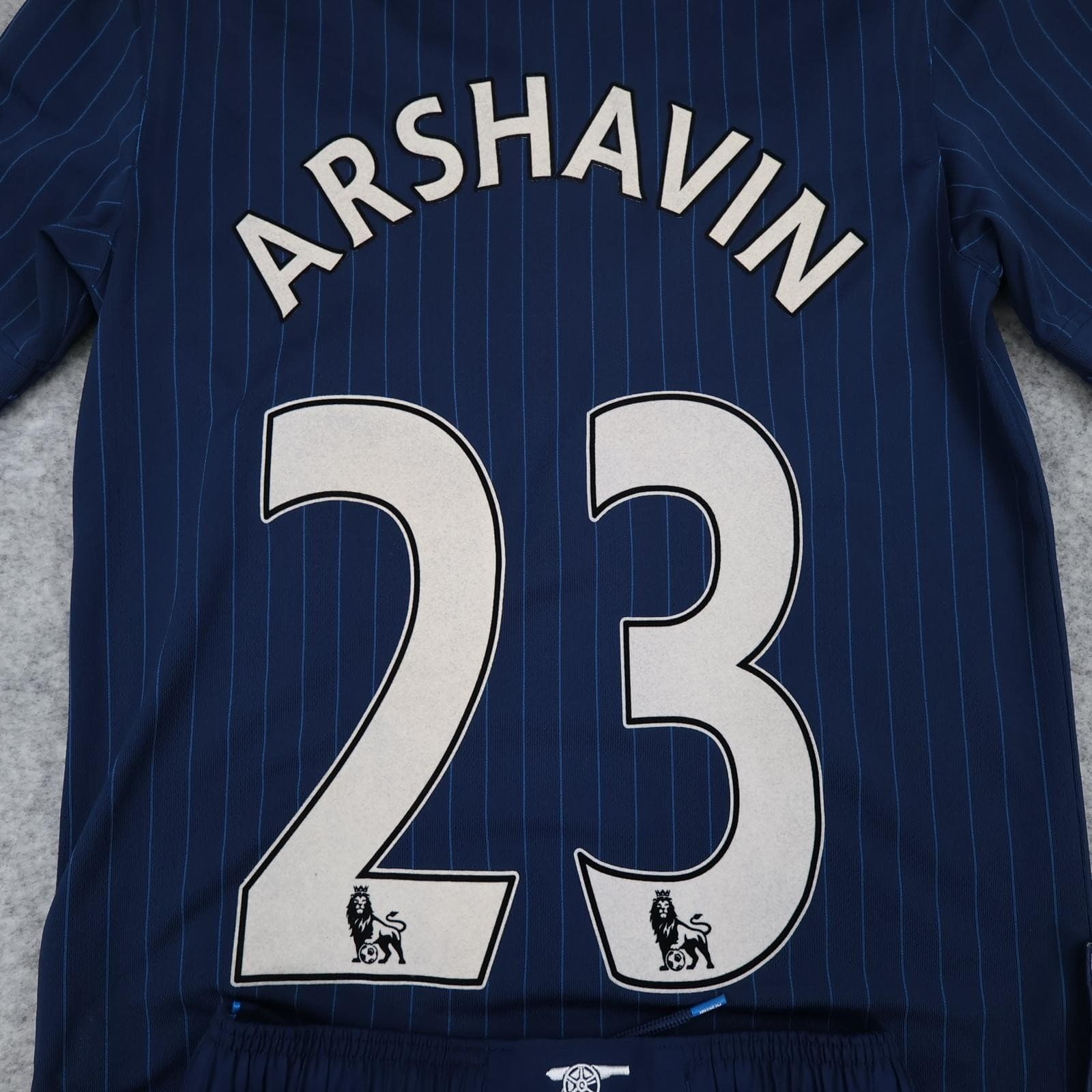 Arsenal Away Shirt Youth 13-15 Years Blue 2009 2010 Football Nike Arshavin 23 photo 13