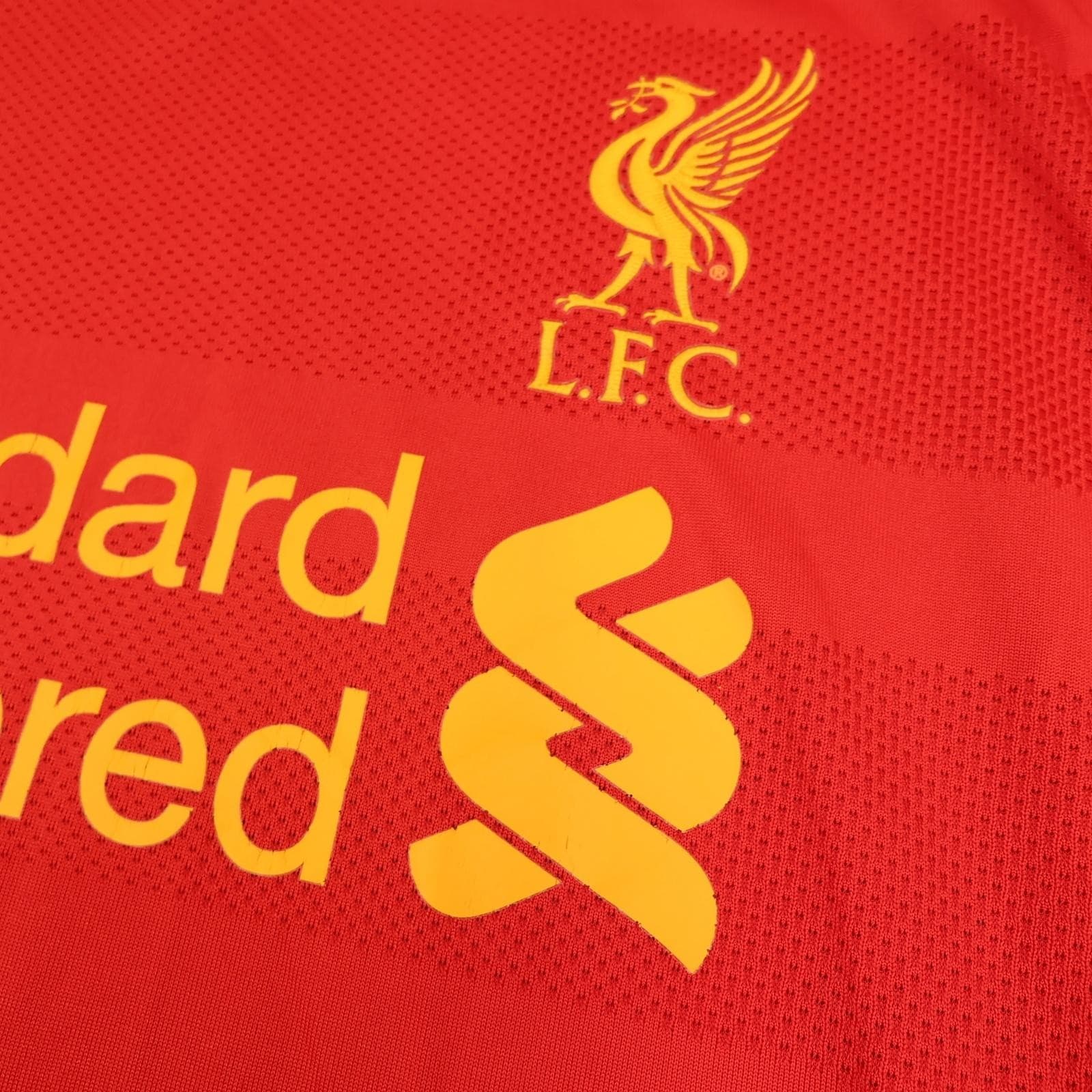 Liverpool Shirt Mens Large Red Home 2016 2017 Football New Balance Soccer Jersey photo 5