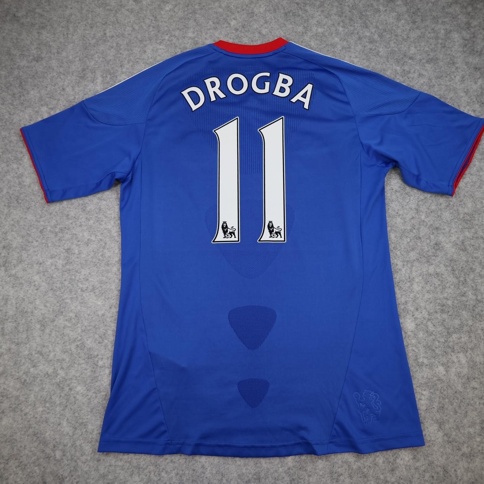 Chelsea Shirt Mens Large Blue Home 2010 2011 Football Adidas Samsung Drogba 11
