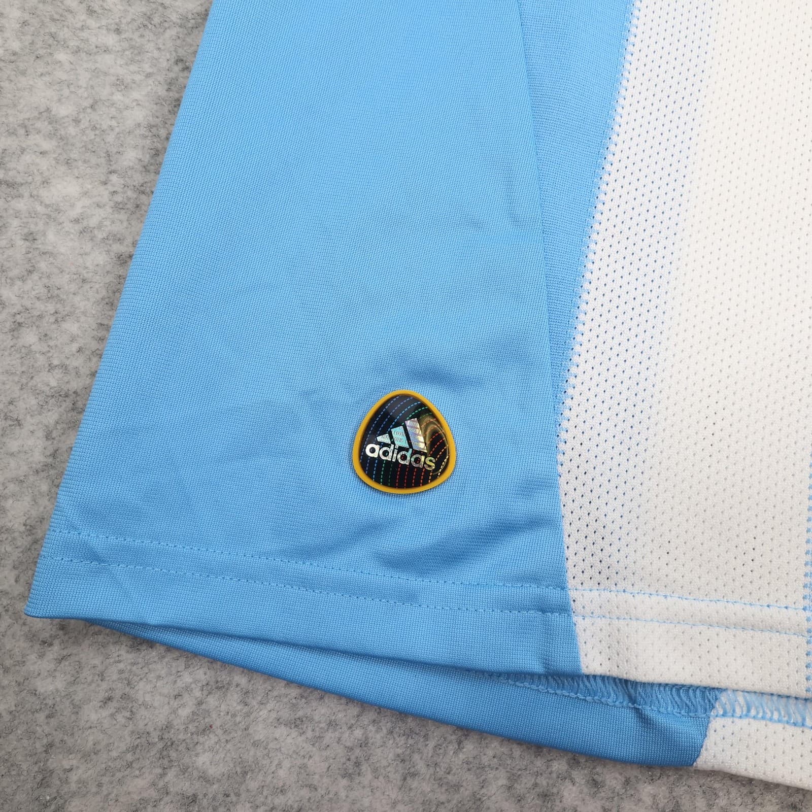 Argentina Home Shirt Mens Large Blue 2010 2011 Football Adidas Messi 10 Jersey photo 5