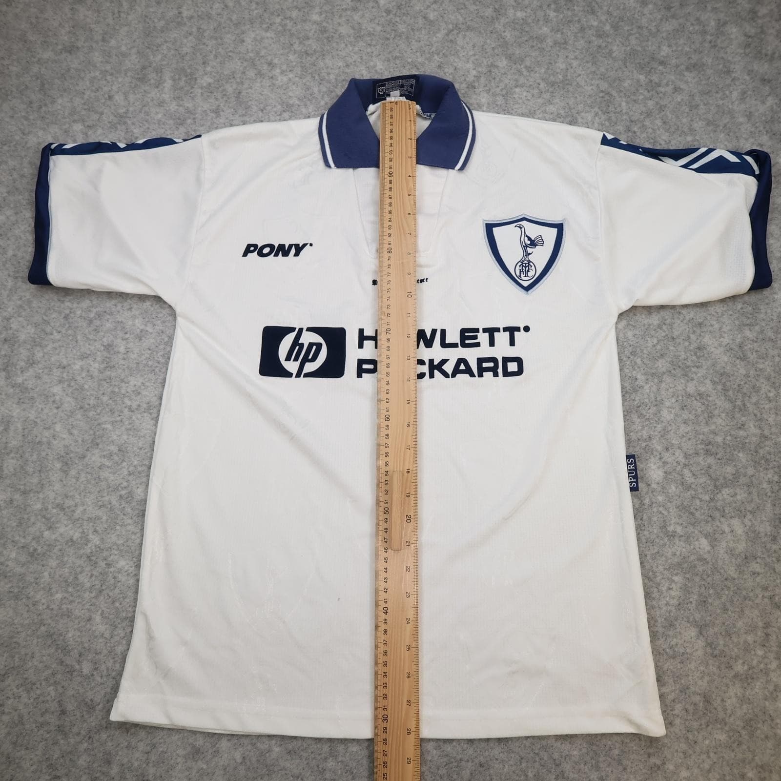 Vintage Tottenham Hotspur Shirt Mens Medium White Home 1995 1997 Pony HP photo 17