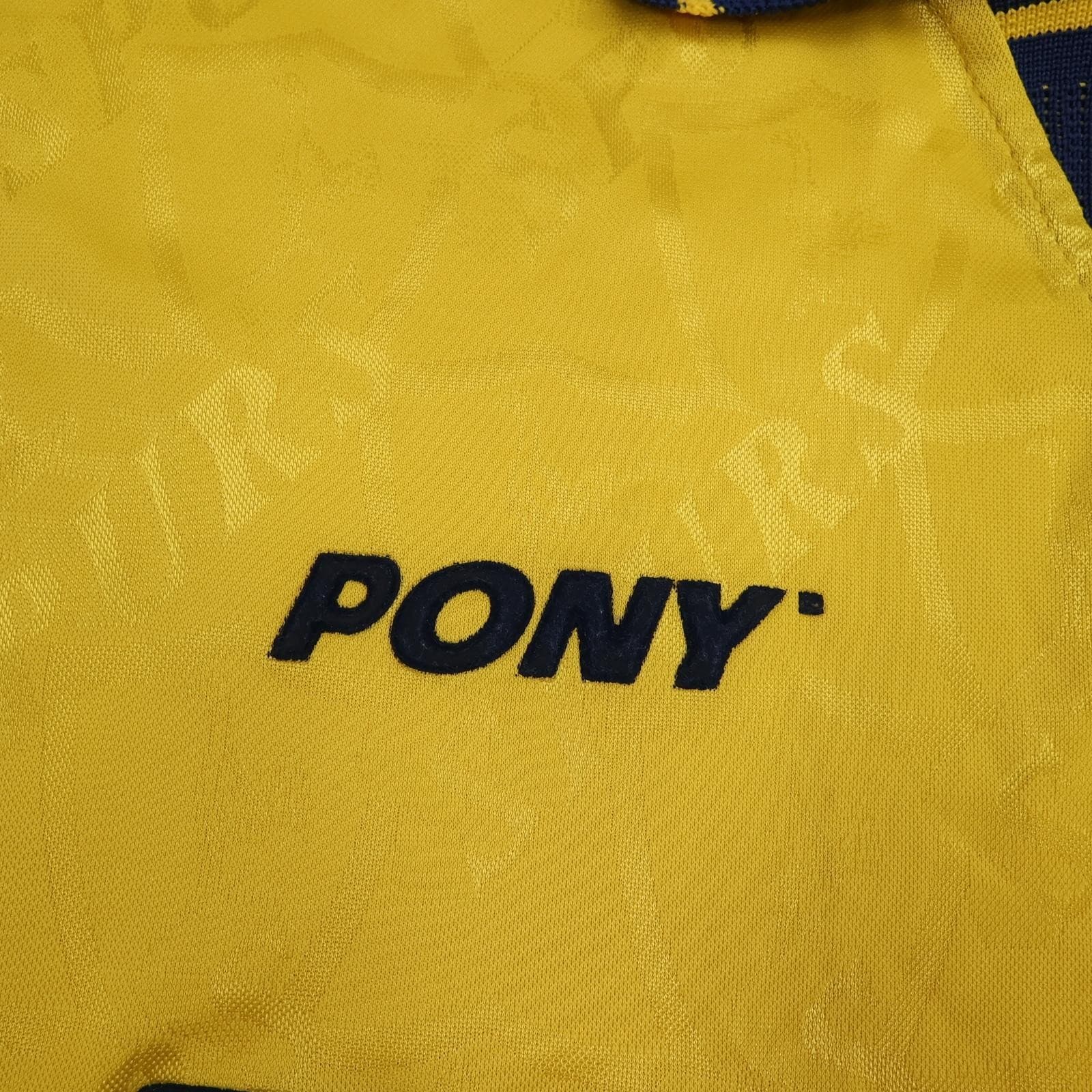 Vintage Tottenham Hotspur Shirt Mens Medium Yellow Away 1995 1997 Pony HP photo 5
