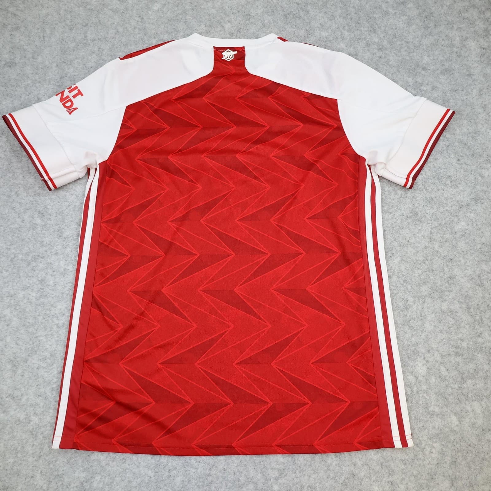 Arsenal Shirt Mens Large Red Home 2020 2021 Adidas Emirates Soccer Jersey photo 2