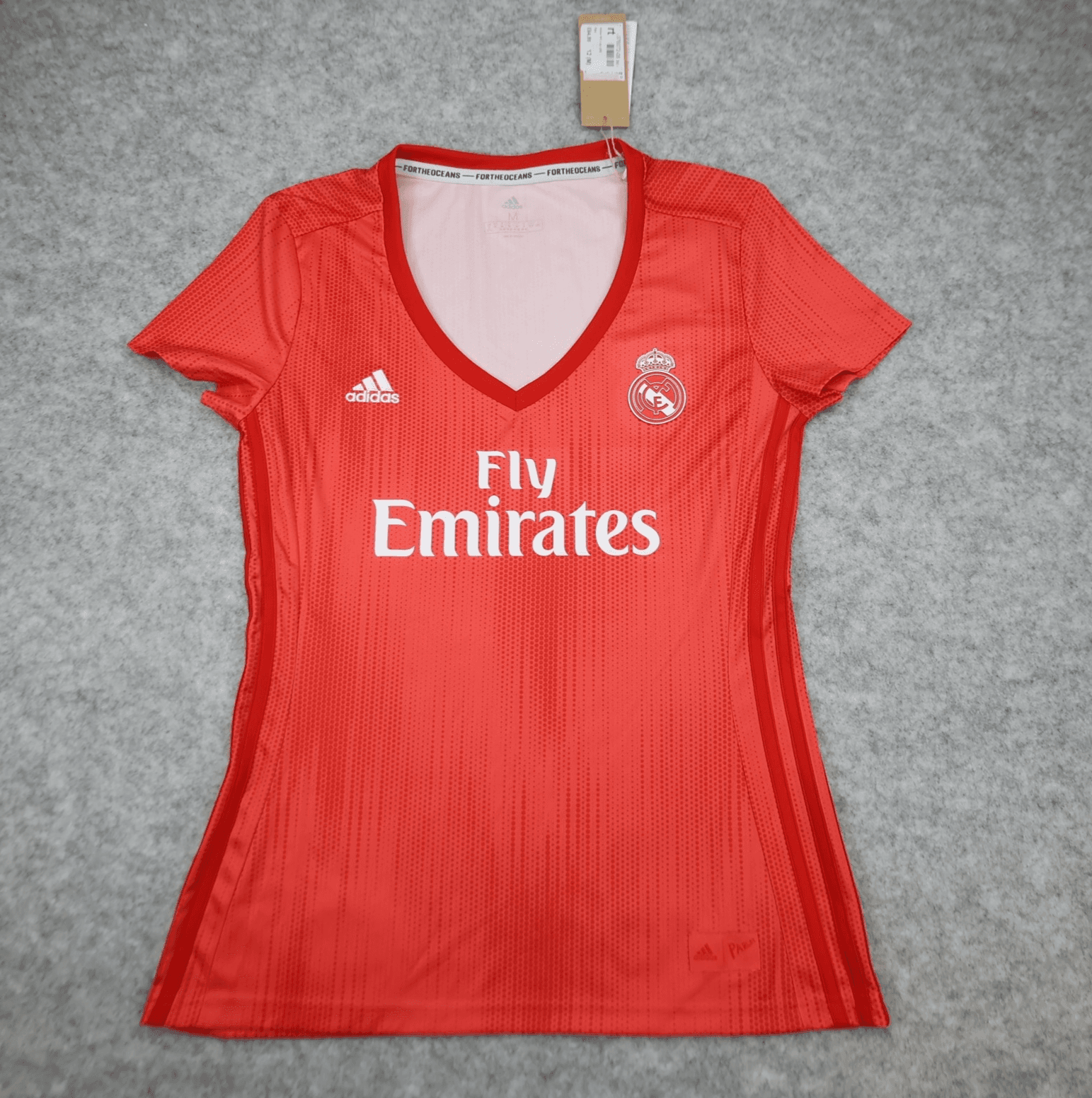 Real Madrid Shirt Medium Pink Third Kit 2018 2019 Adidas Jersey Womens Ladies