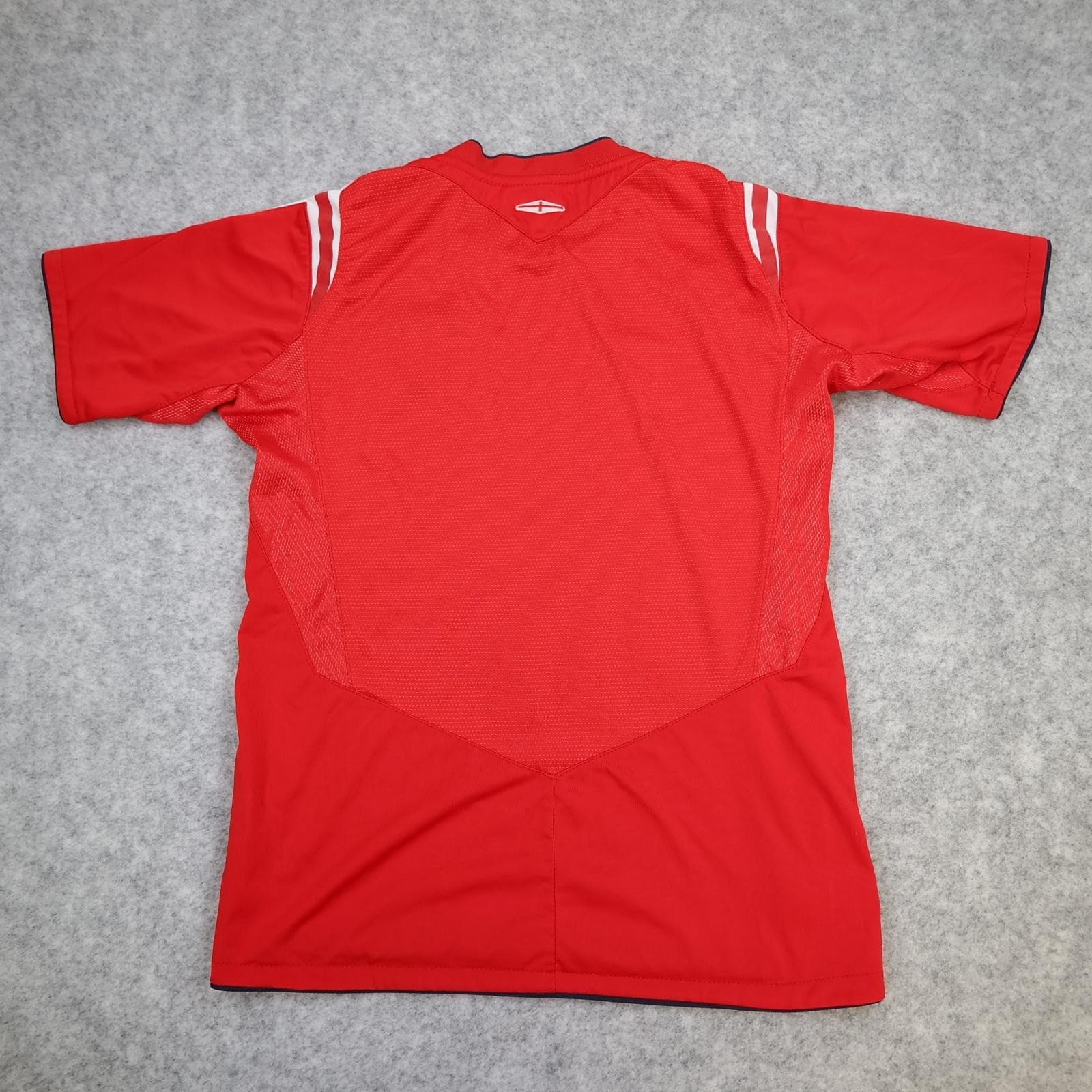 England Away Shirt Kids 11-12 Years Red 2004 2006 Football Umbro Vintage Jersey photo 2