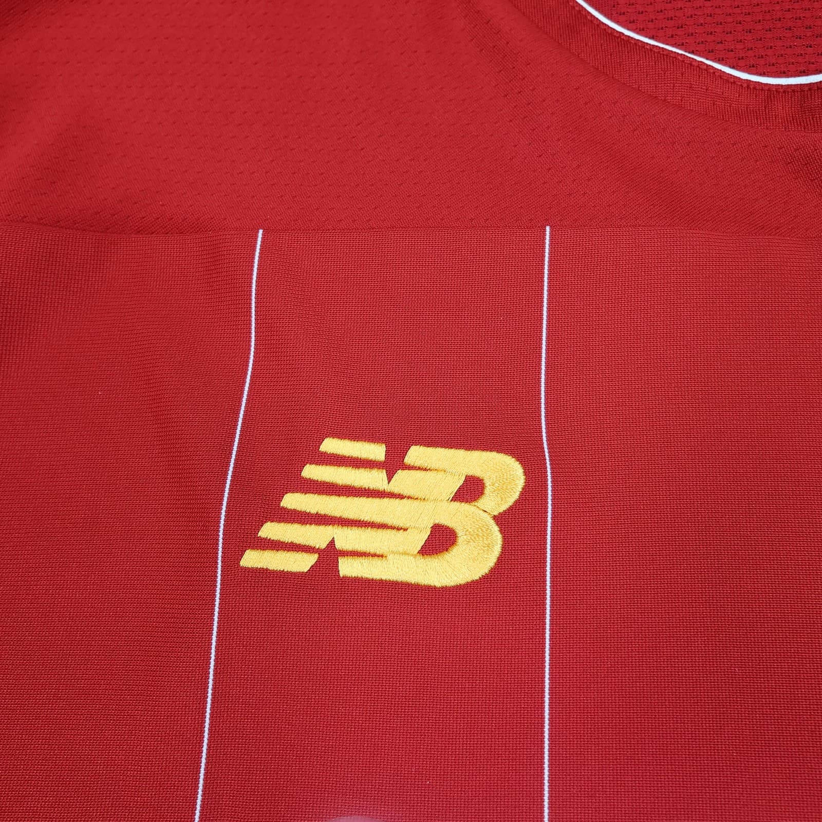 Liverpool Shirt Mens XL Red Home 2019 2020 New Balance Soccer Jersey photo 5