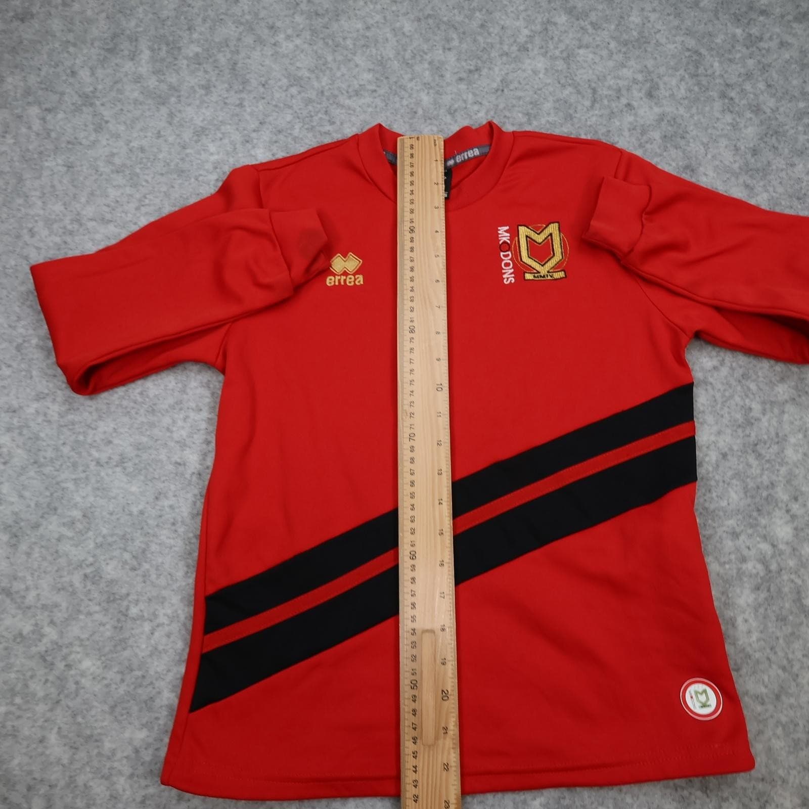 Milton Keynes Dons Training Top Youth XXS Red Football Errea MK Dons Jersey photo 9