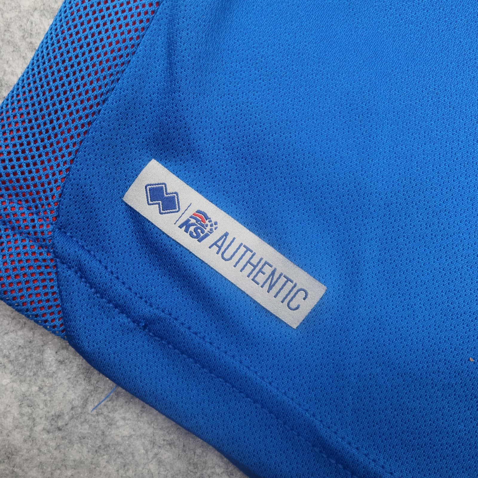 Iceland Football Shirt Extra Small Blue Home Kit 2018 2019 Soccer Jersey KSI photo 3