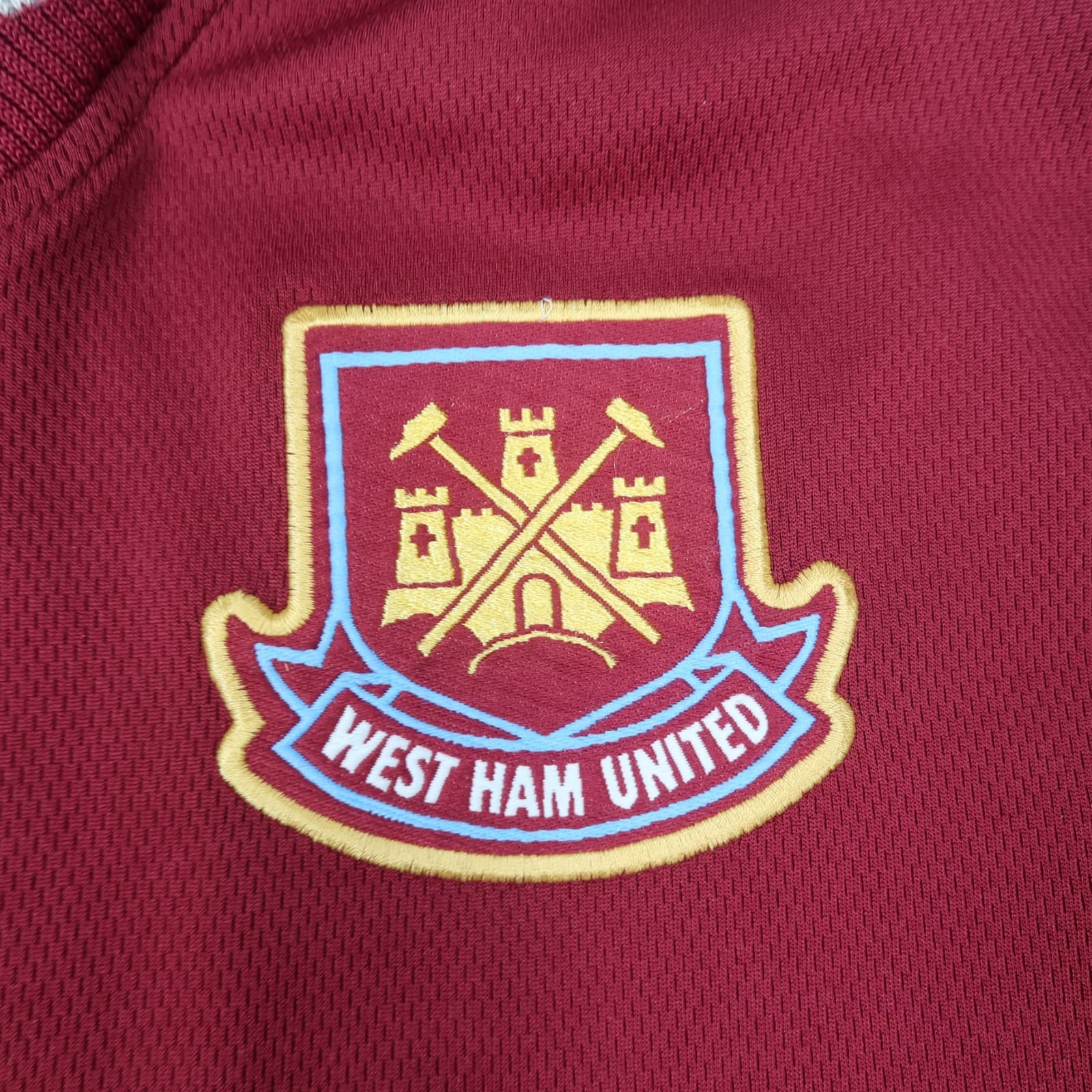 West Ham United Shirt 2XL Burgundy Home Kit 1999 2001 Dr Martens Di Canio Jersey photo 6