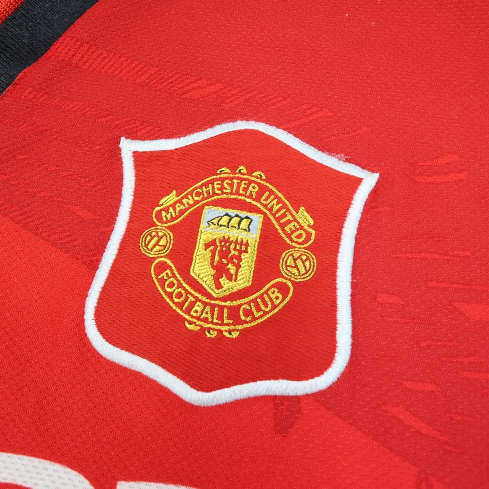 Vintage Manchester United Shirt Mens XXL Red 1994 1996 Umbro Sharp Soccer Jersey photo 5